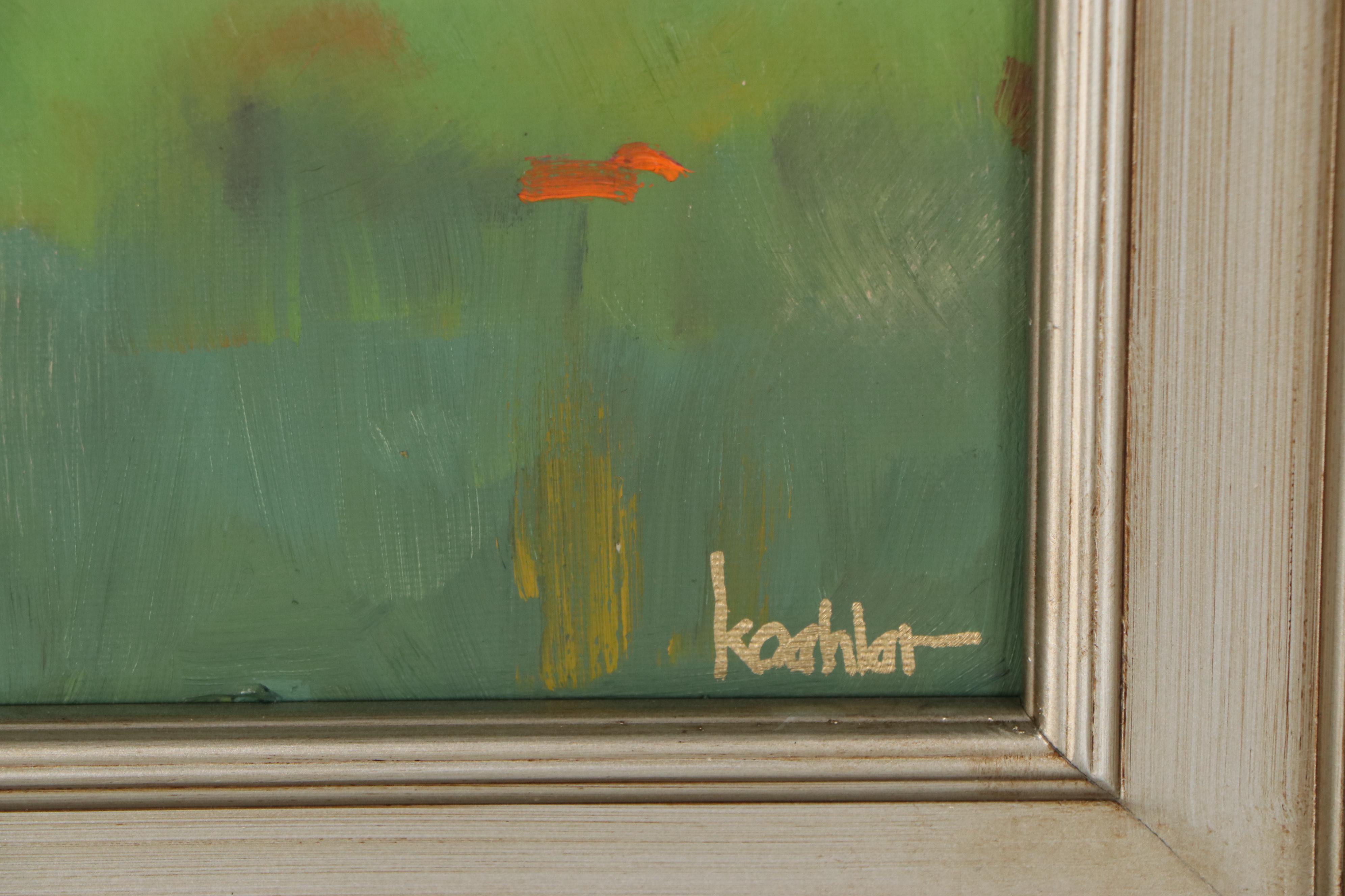 Rick Koehler Oil Painting of Farm Landscape with Barn