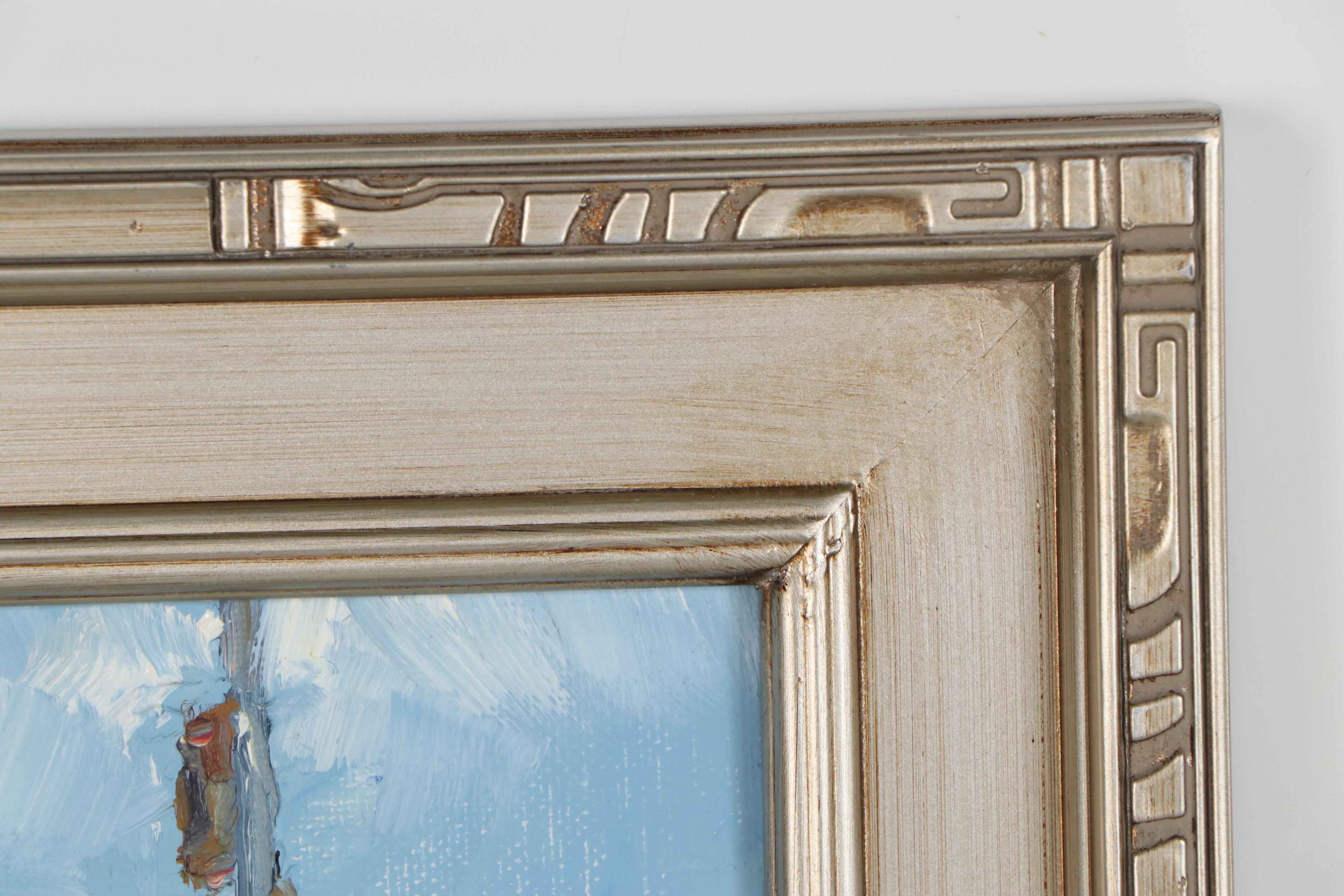 Rick Koehler Oil Painting of Farm Landscape with Barn