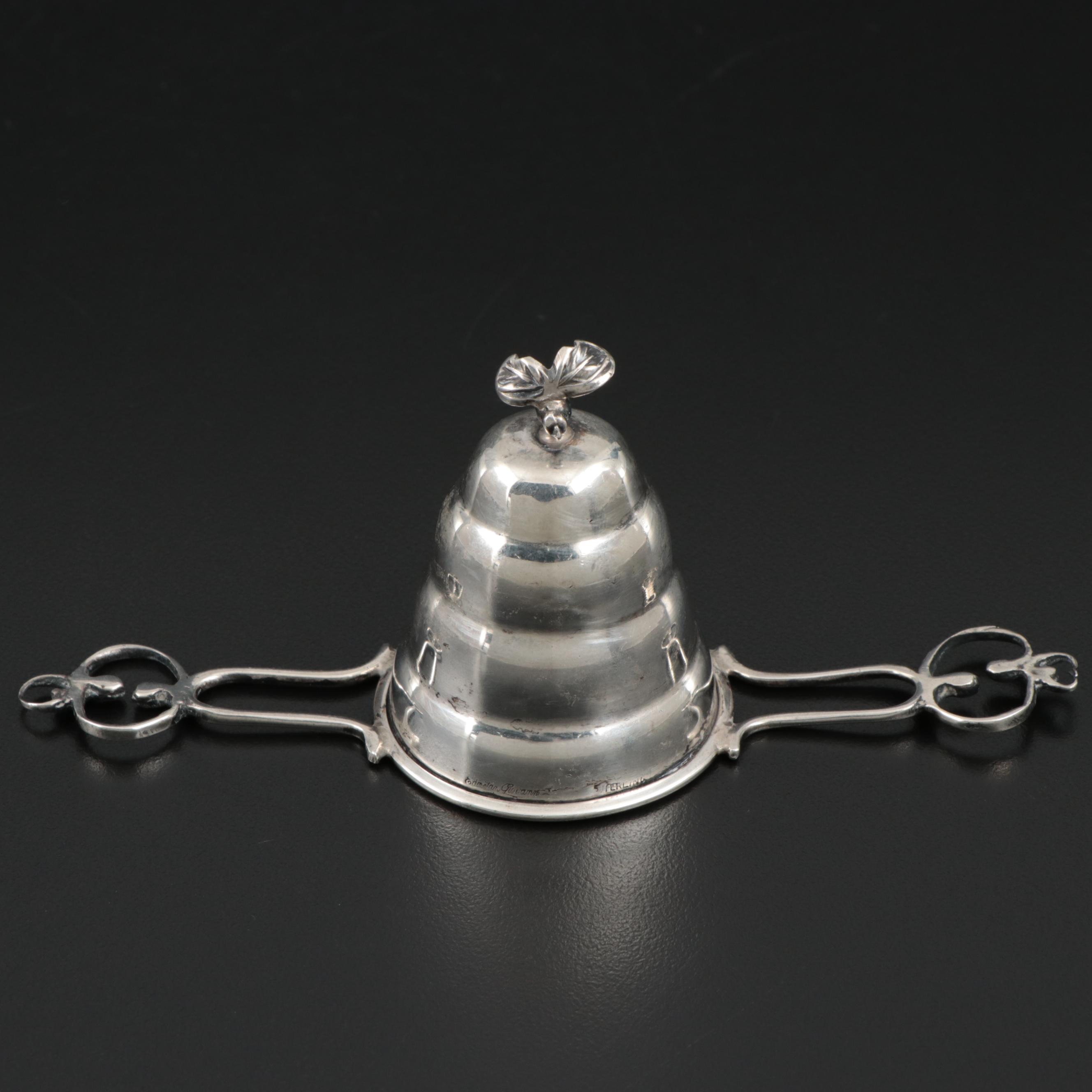 Edward San Giovanni Sterling Silver Honey Measure, Mid 20th Century