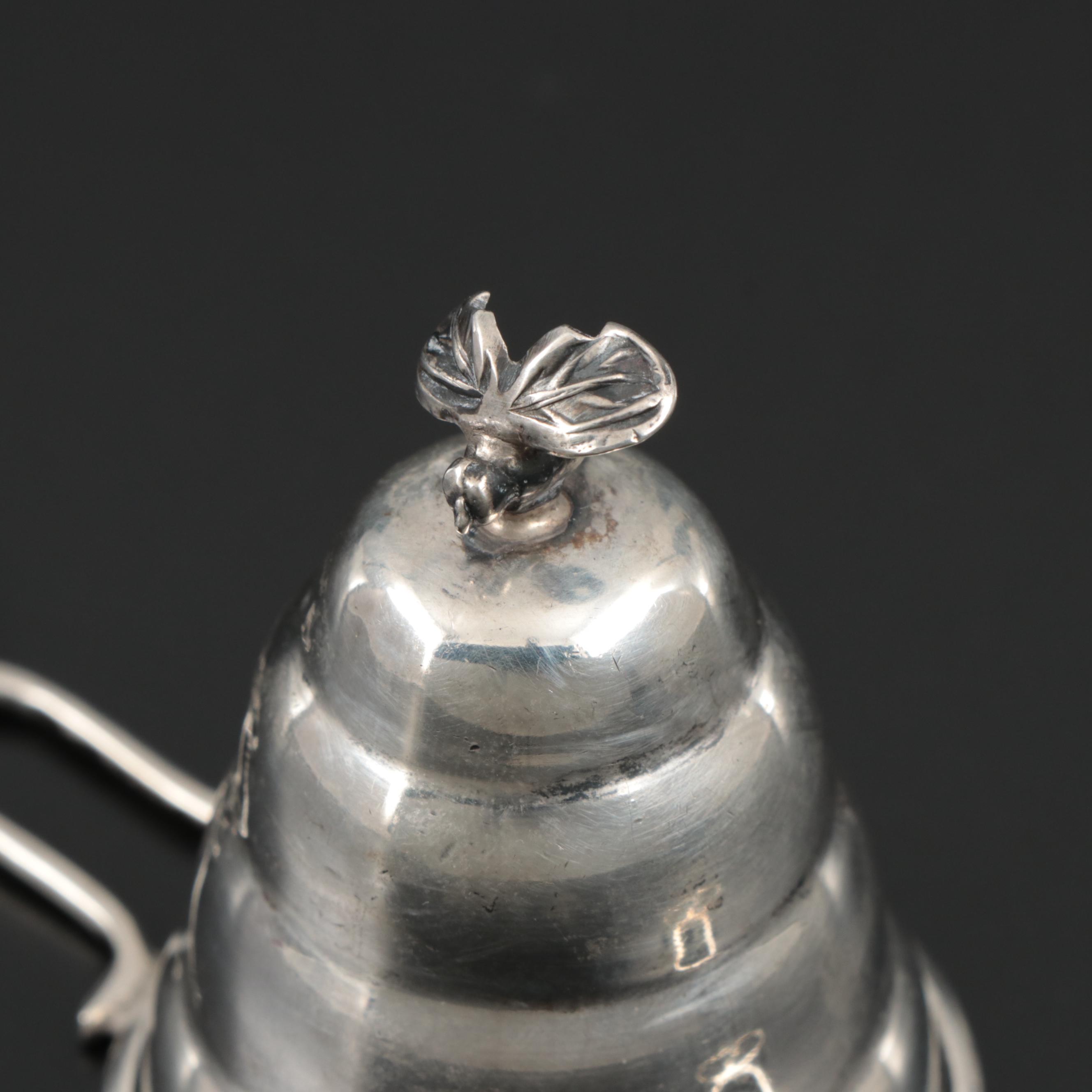 Edward San Giovanni Sterling Silver Honey Measure, Mid 20th Century