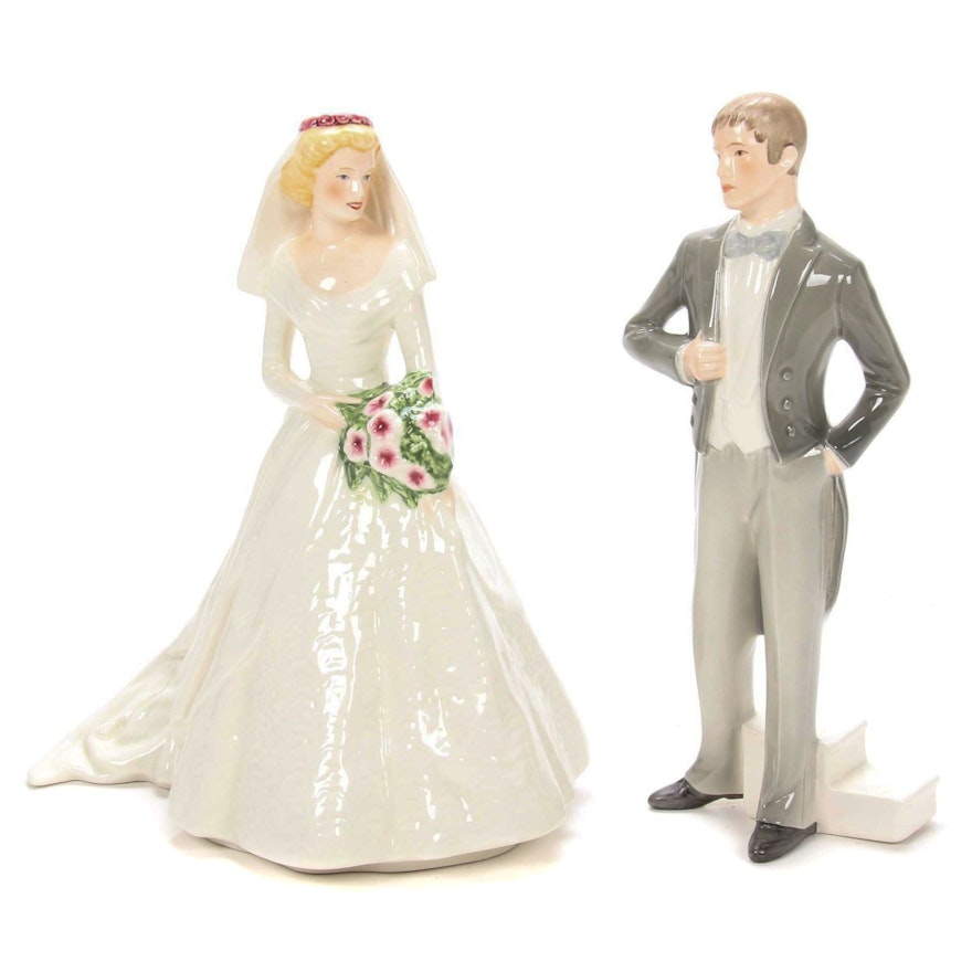 Goebel "Forever and Always" and "The Promise" Porcelain Figurines