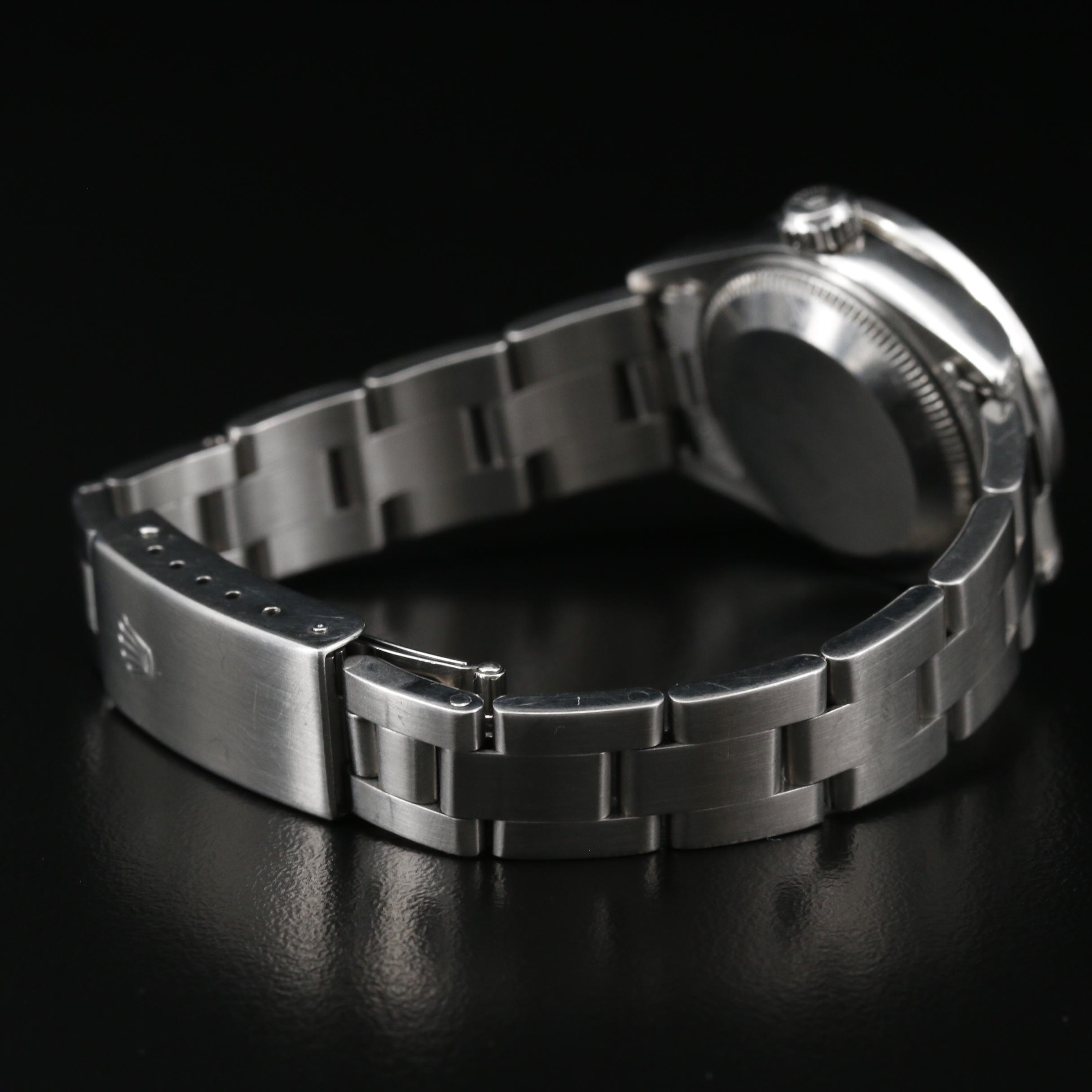 1998 Rolex Date 1.00 CTW Diamond and Stainless Steel Automatic Watch