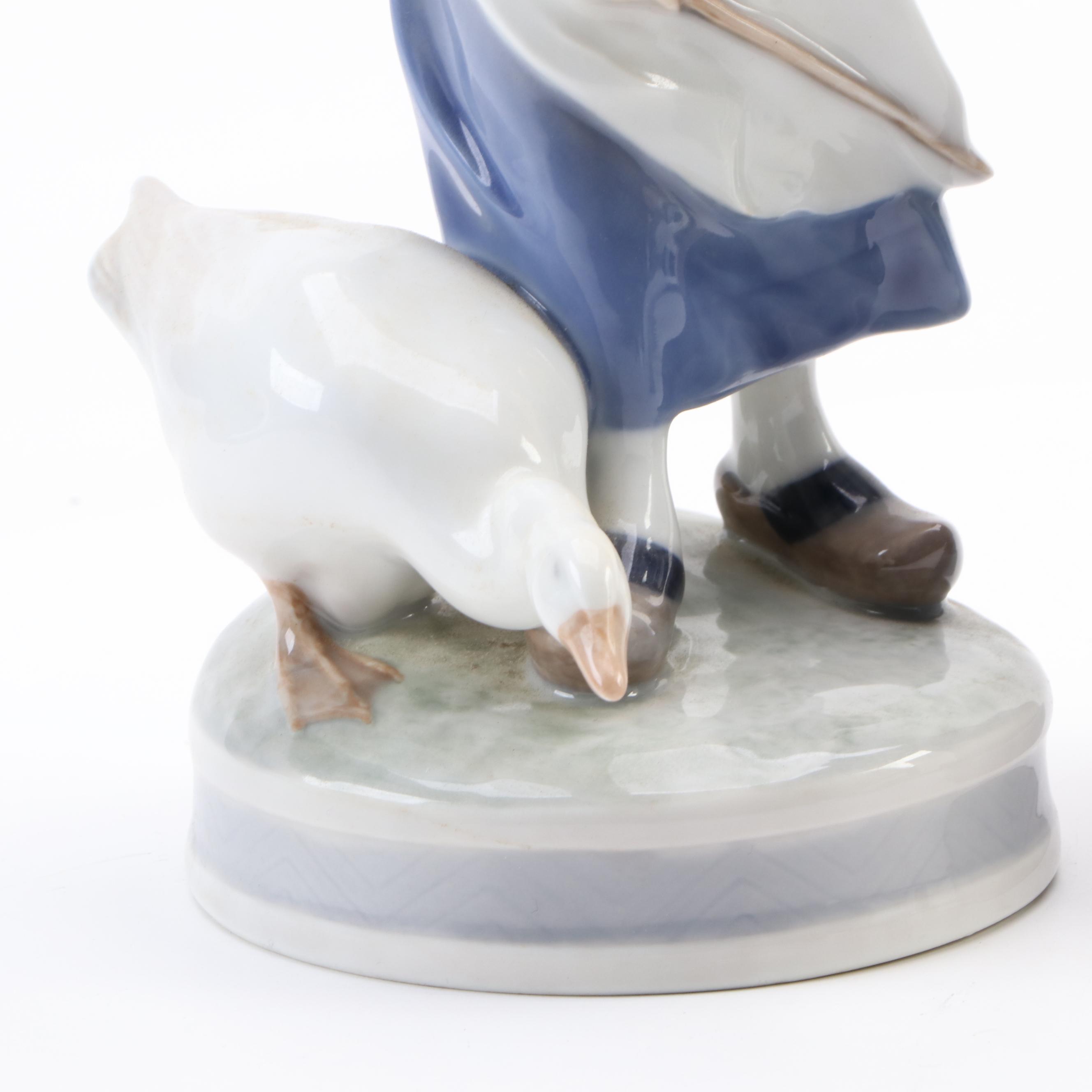 Royal Copenhagen Hand-Painted Porcelain Figurines
