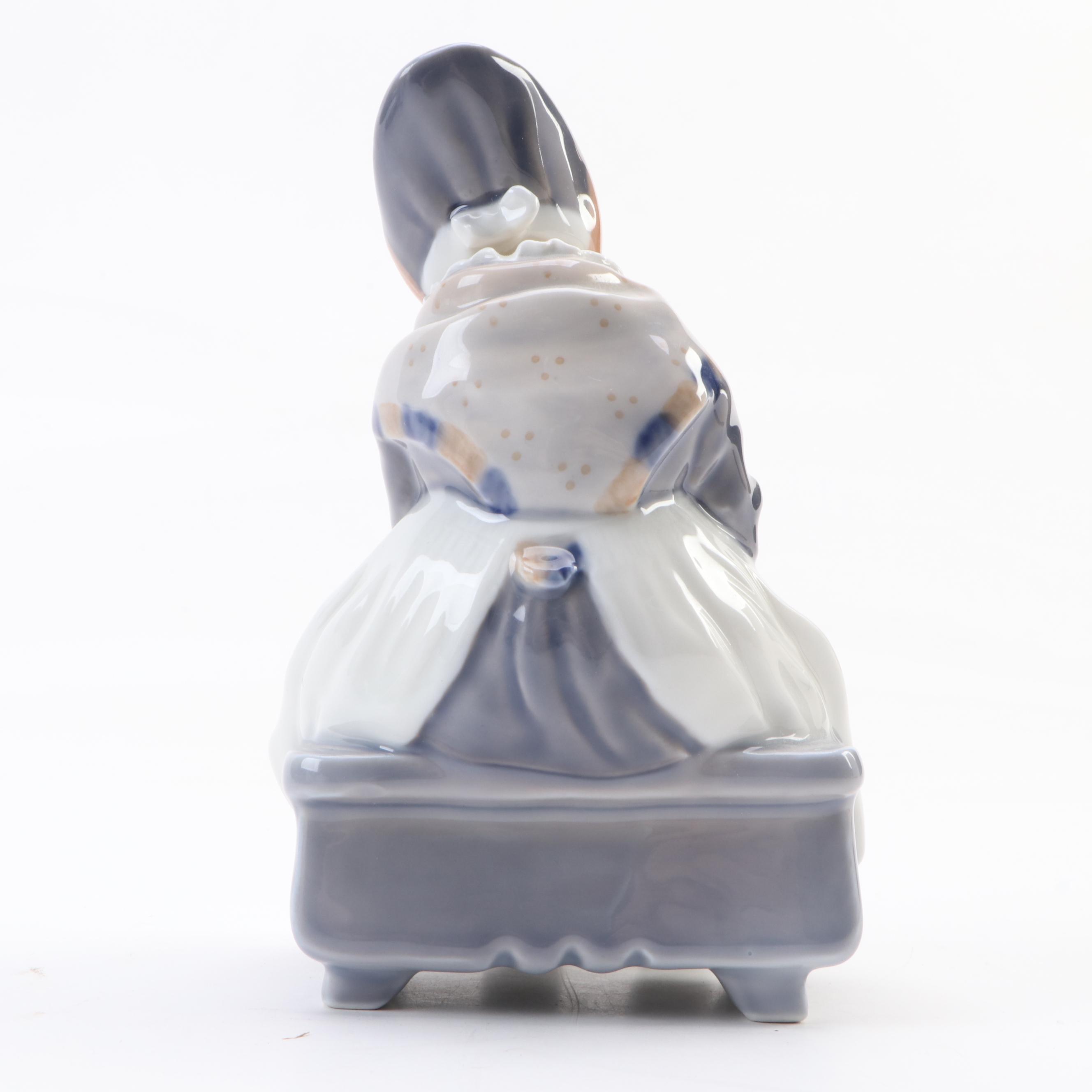 Royal Copenhagen Hand-Painted Porcelain Figurines