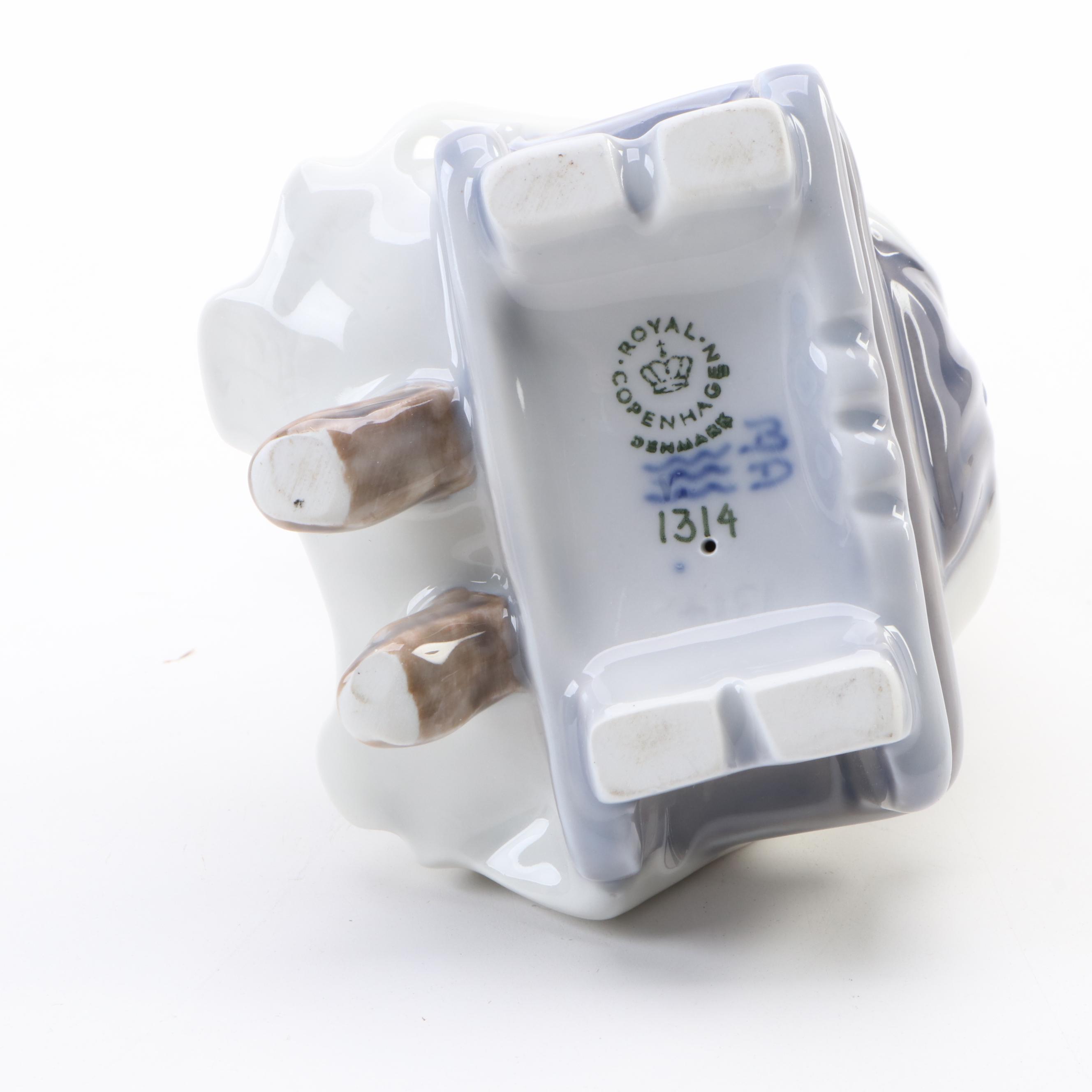 Royal Copenhagen Hand-Painted Porcelain Figurines