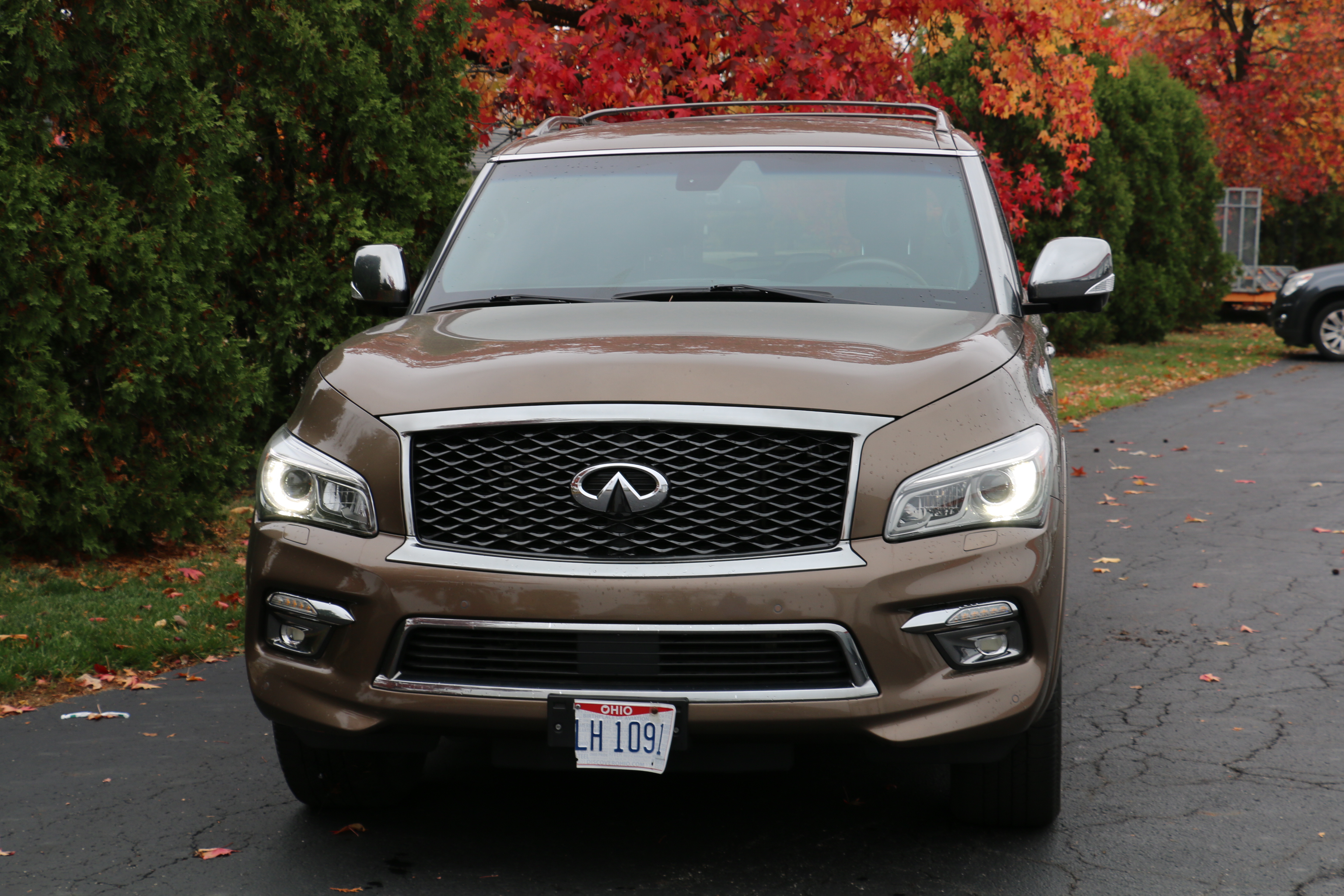 2015 Smoky Quartz Infiniti QX80 4-Door SUV