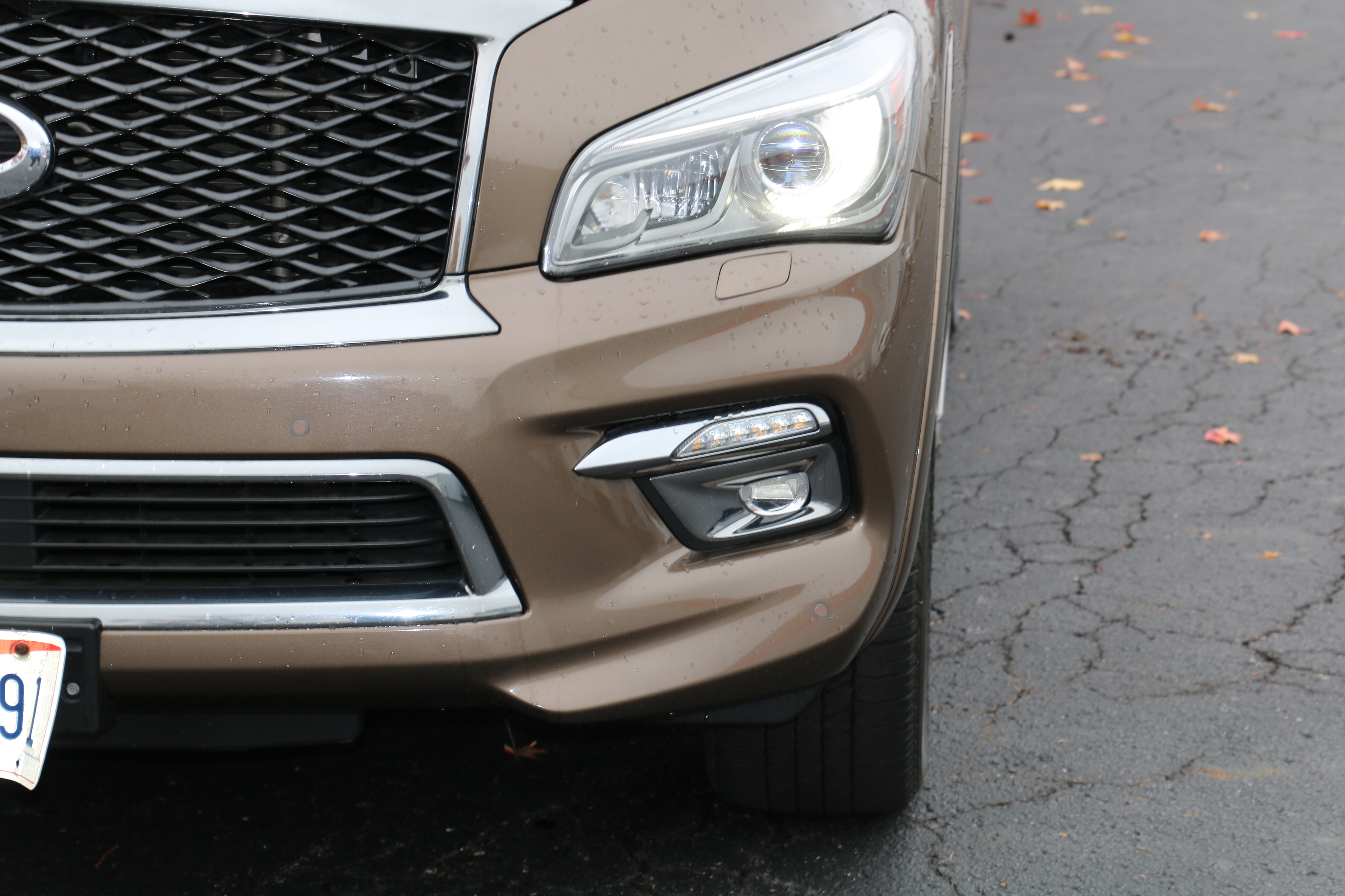 2015 Smoky Quartz Infiniti QX80 4-Door SUV