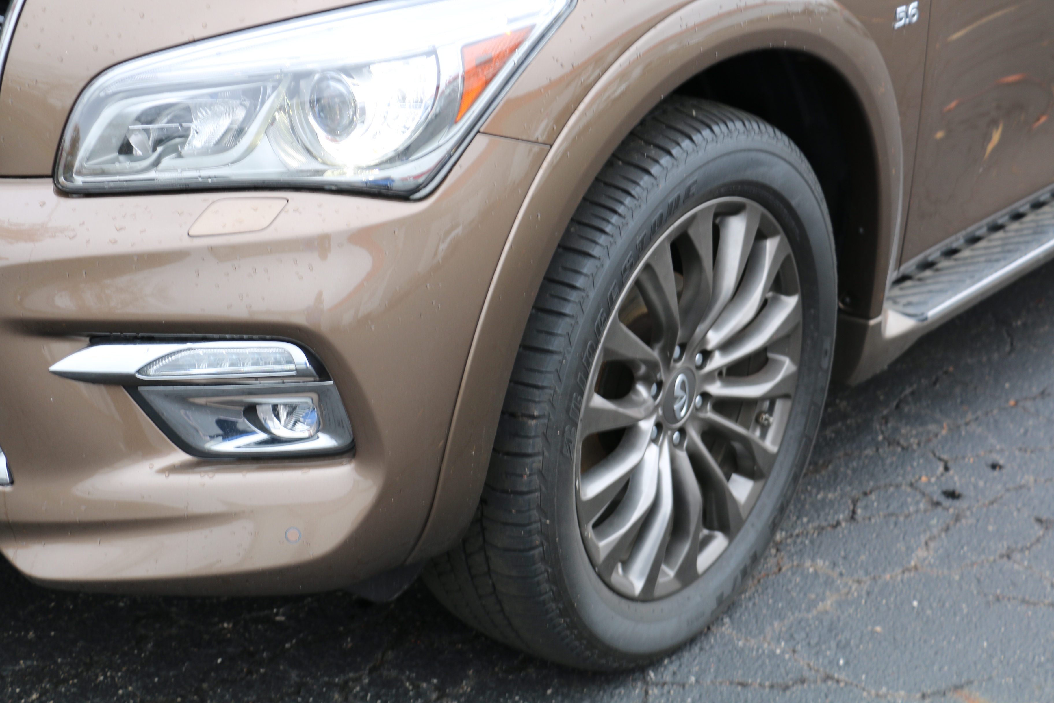 2015 Smoky Quartz Infiniti QX80 4-Door SUV