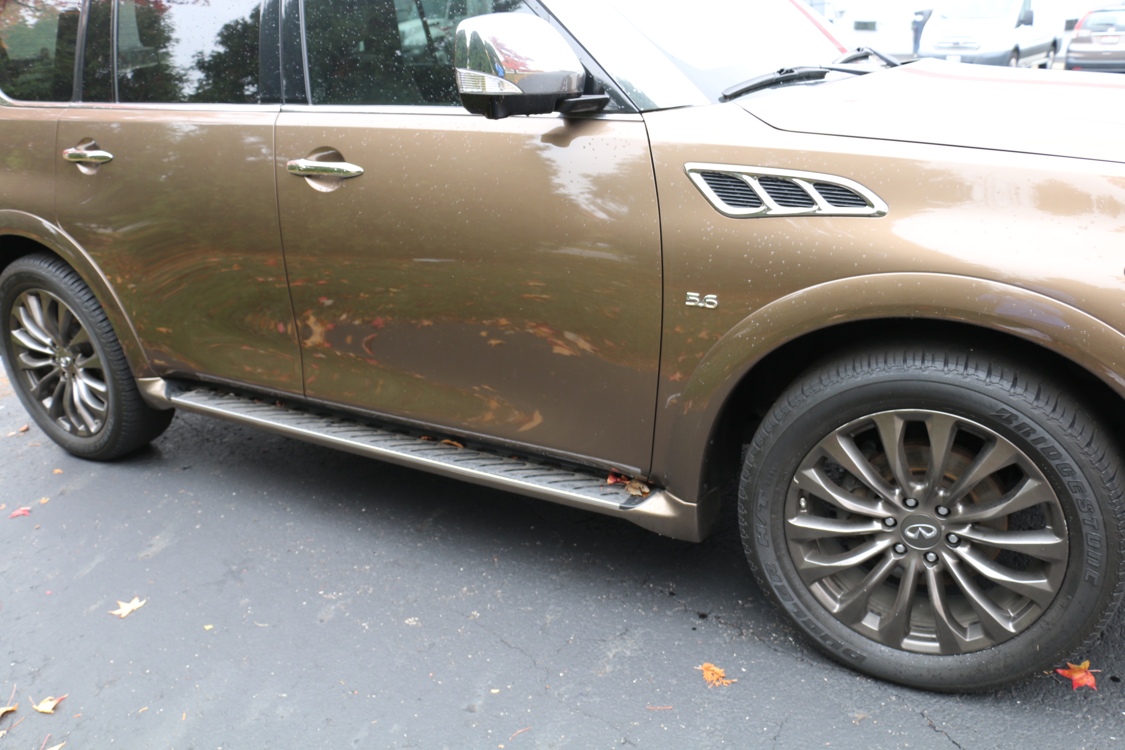 2015 Smoky Quartz Infiniti QX80 4-Door SUV