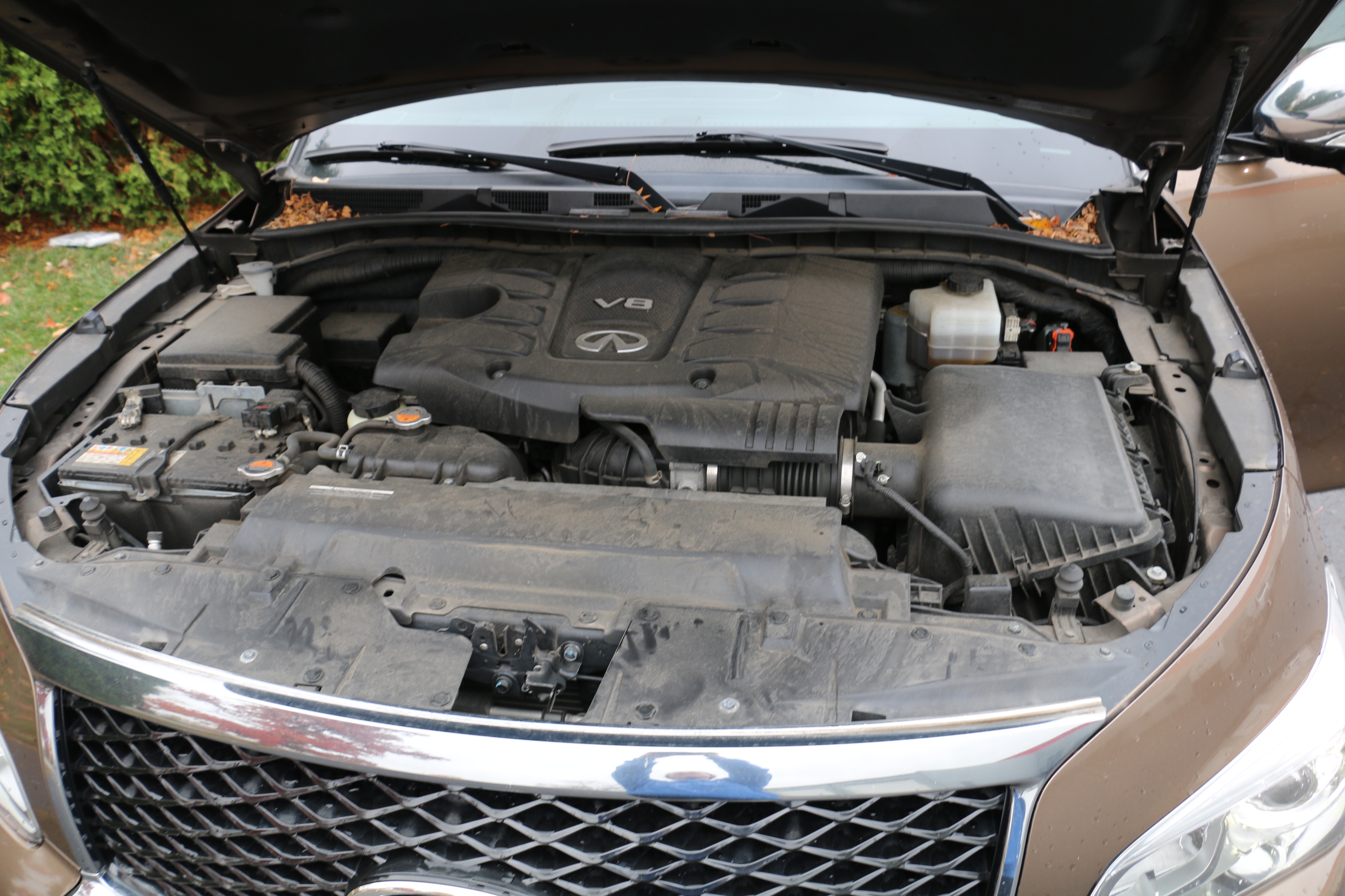 2015 Smoky Quartz Infiniti QX80 4-Door SUV