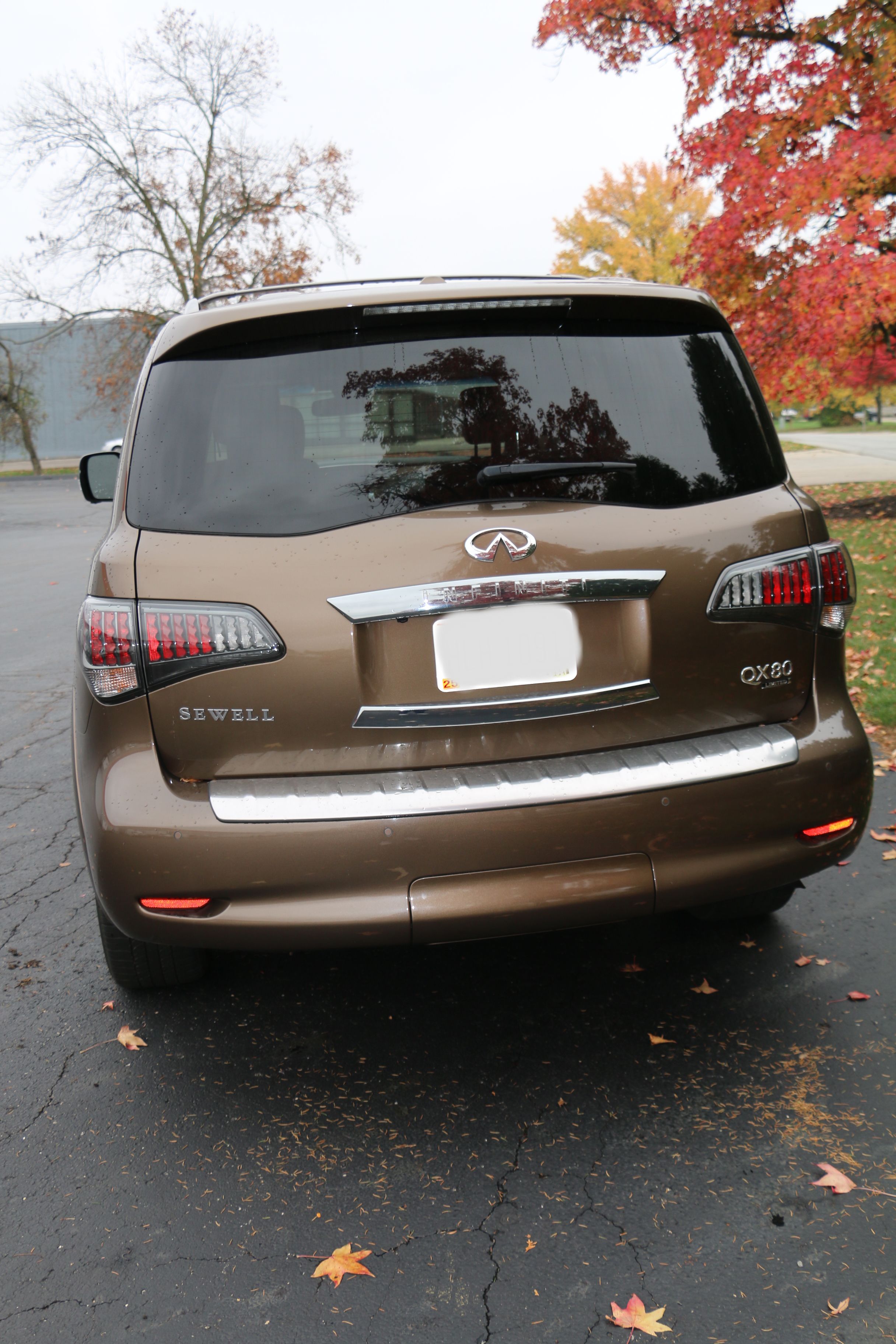 2015 Smoky Quartz Infiniti QX80 4-Door SUV
