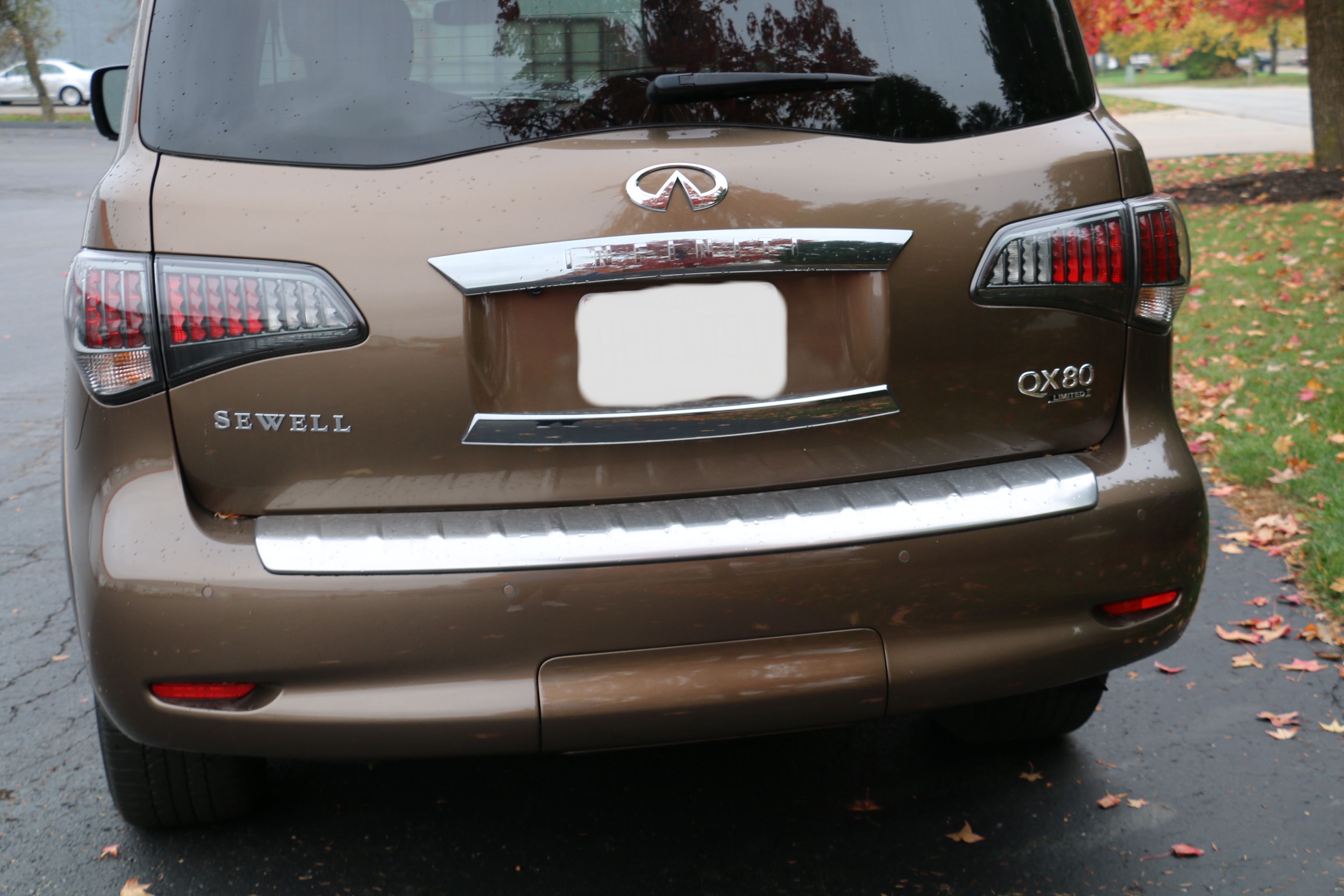 2015 Smoky Quartz Infiniti QX80 4-Door SUV
