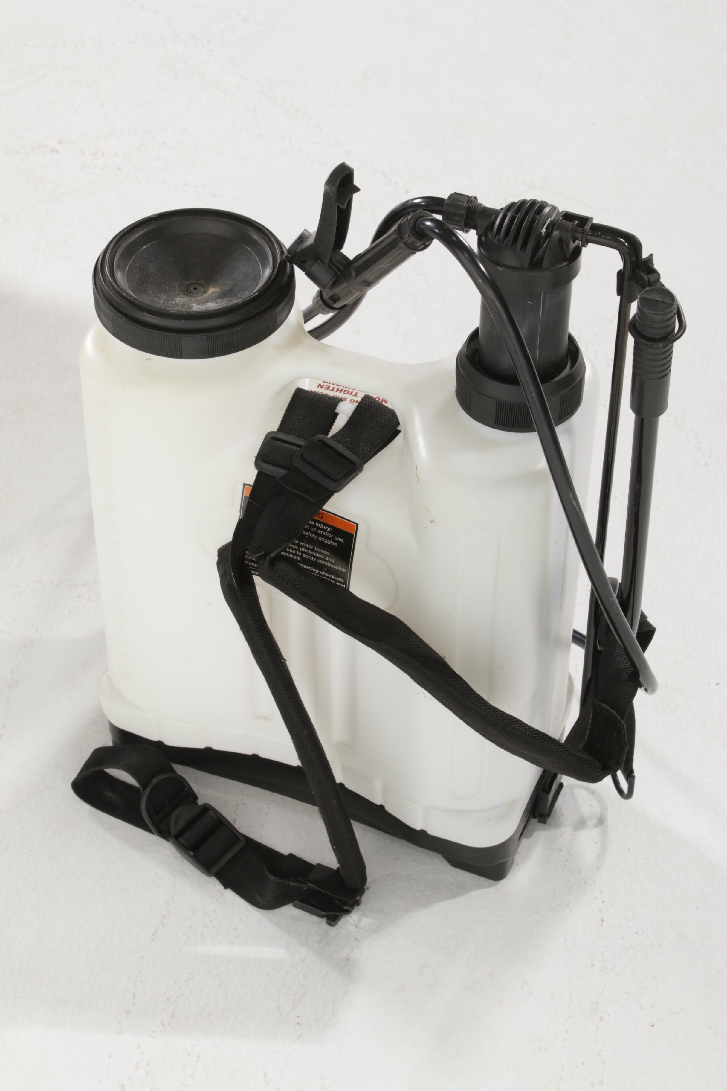 Husqvarna Backpack Leaf Blower and Greenwood Backpack Sprayer