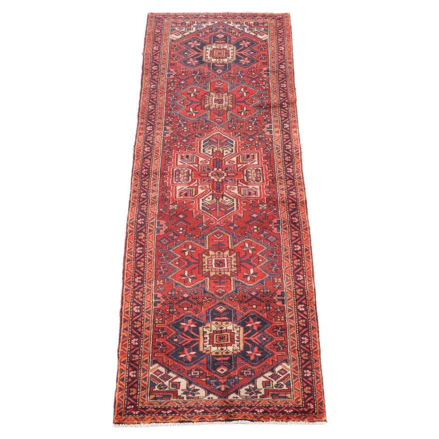 3'6 x 10'9.5 Hand-Knotted Persian Josheghan Long Rug