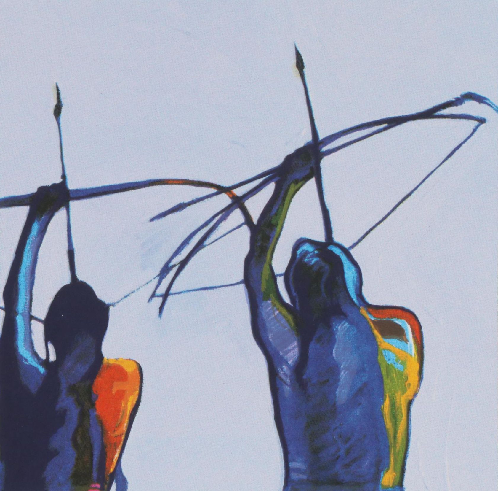 John Nieto Serigraph "Archers," circa 1996