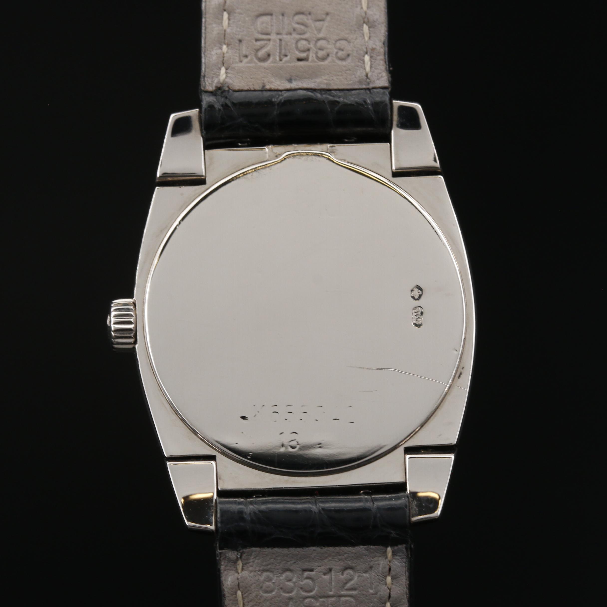 2001 Rolex Cellini Cestello 18K White Gold Stem Wind Watch