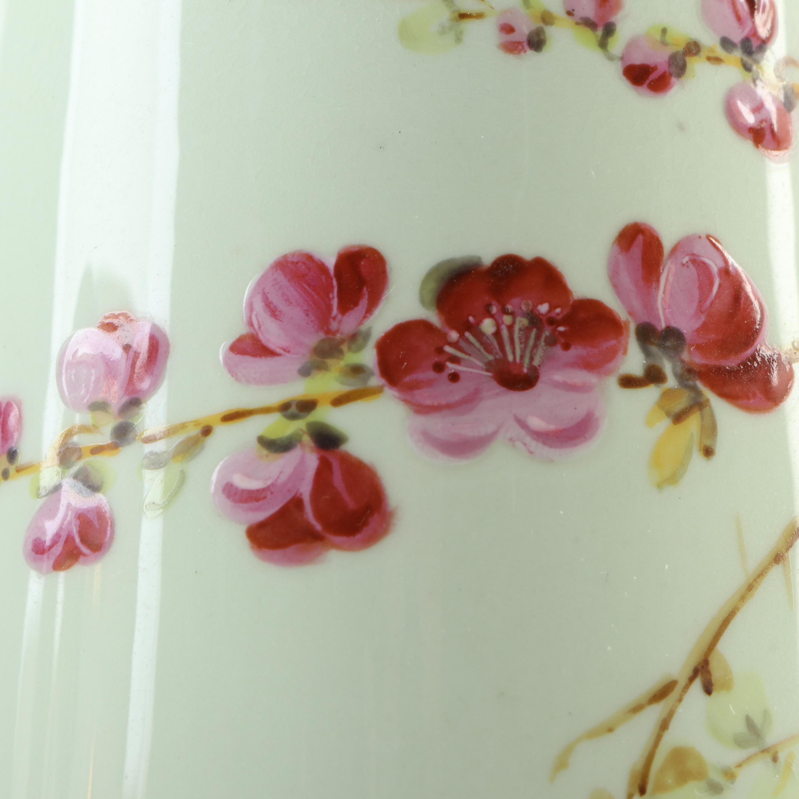 Hand-Painted Jugs Including One English Made Haviland Limoges Decorated