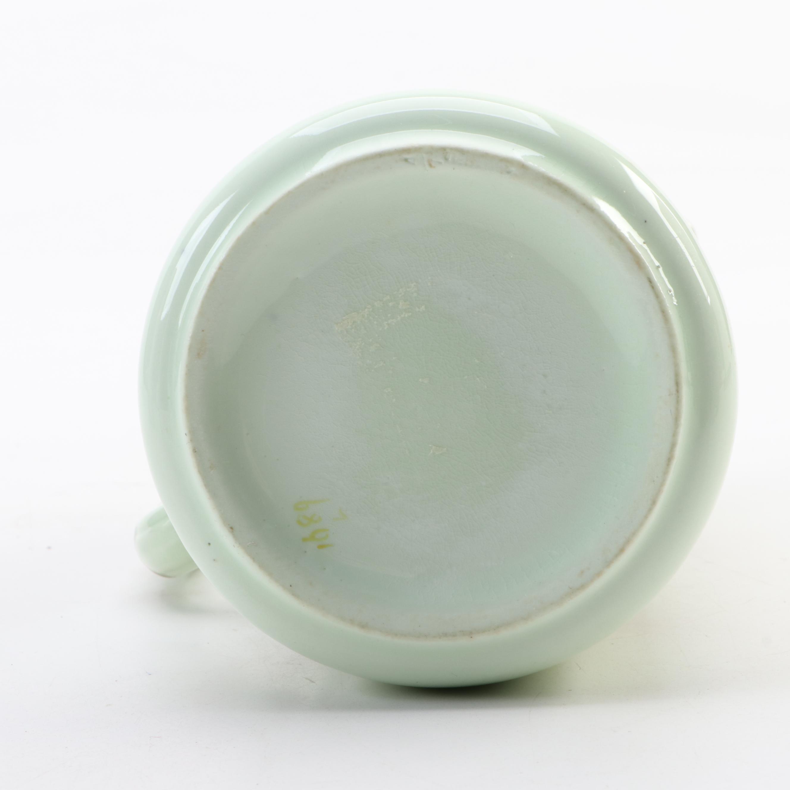 Hand-Painted Jugs Including One English Made Haviland Limoges Decorated