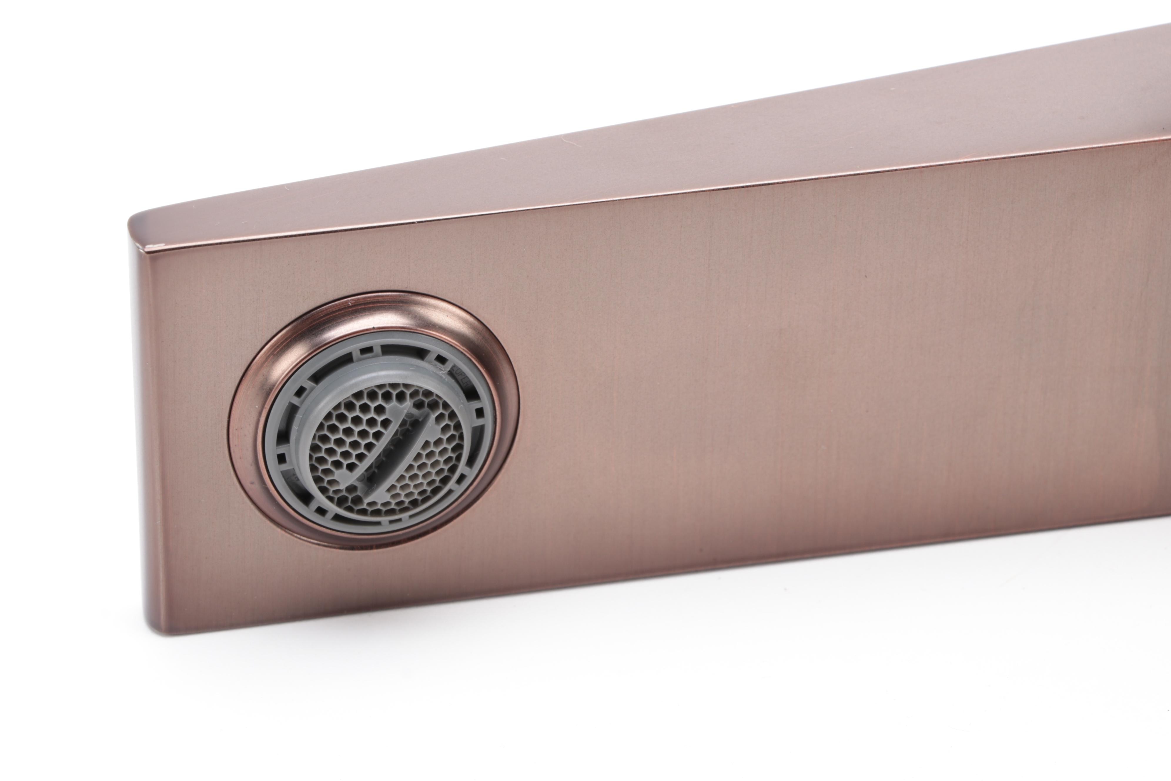 Modern Oil-Rubbed Bronze Single Hole Lavatory Faucet