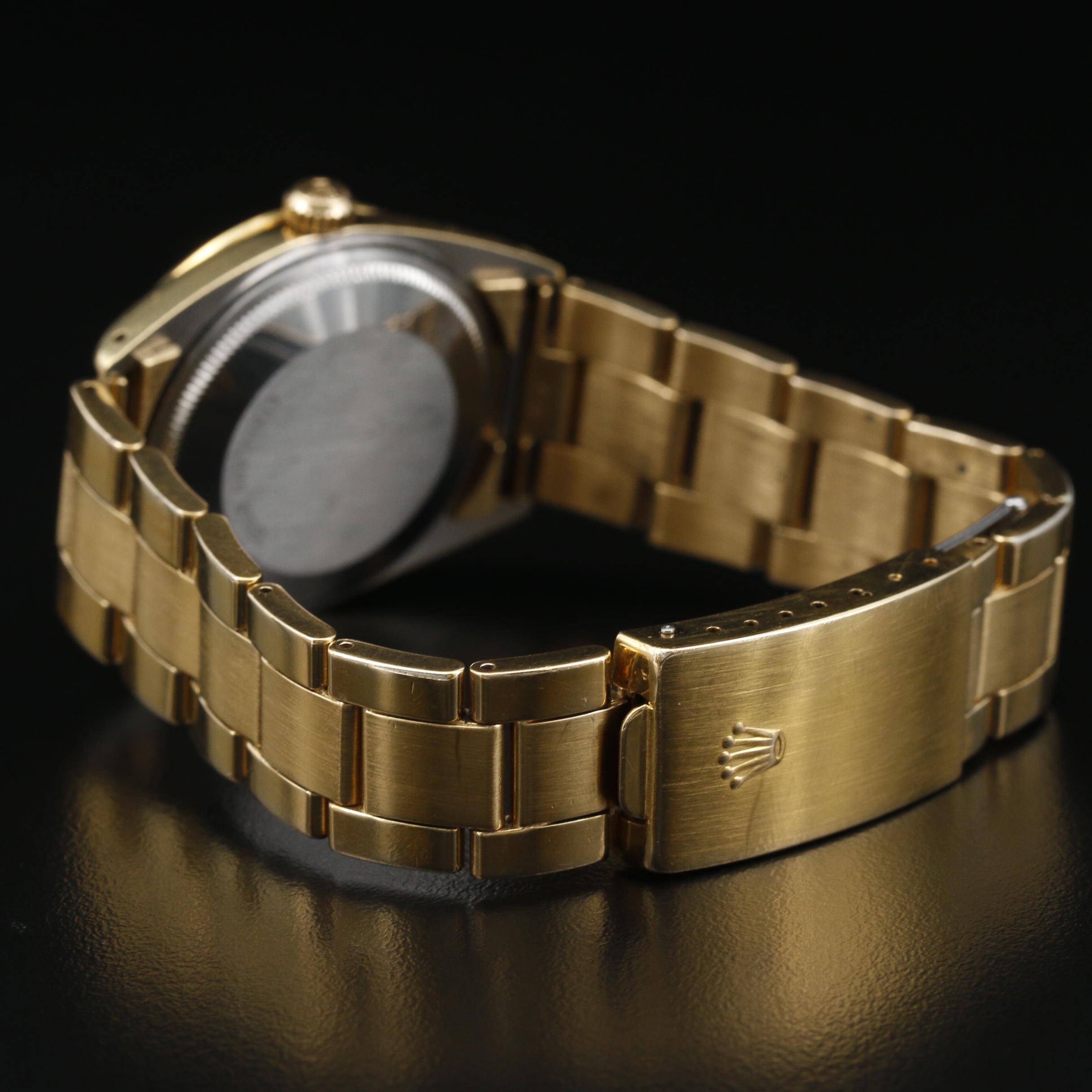 1984 Rolex Date 15505 Gold Shell Automatic Watch