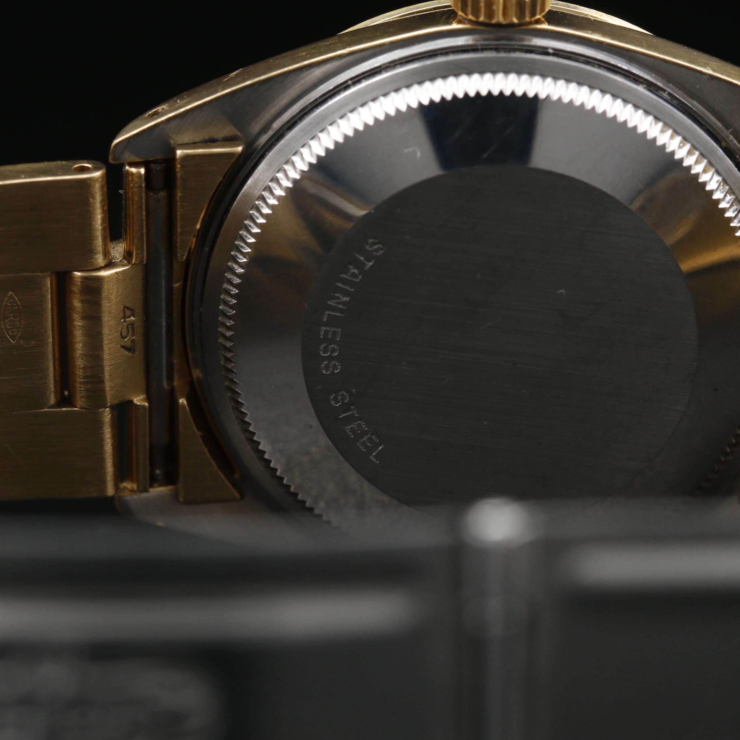 1984 Rolex Date 15505 Gold Shell Automatic Watch