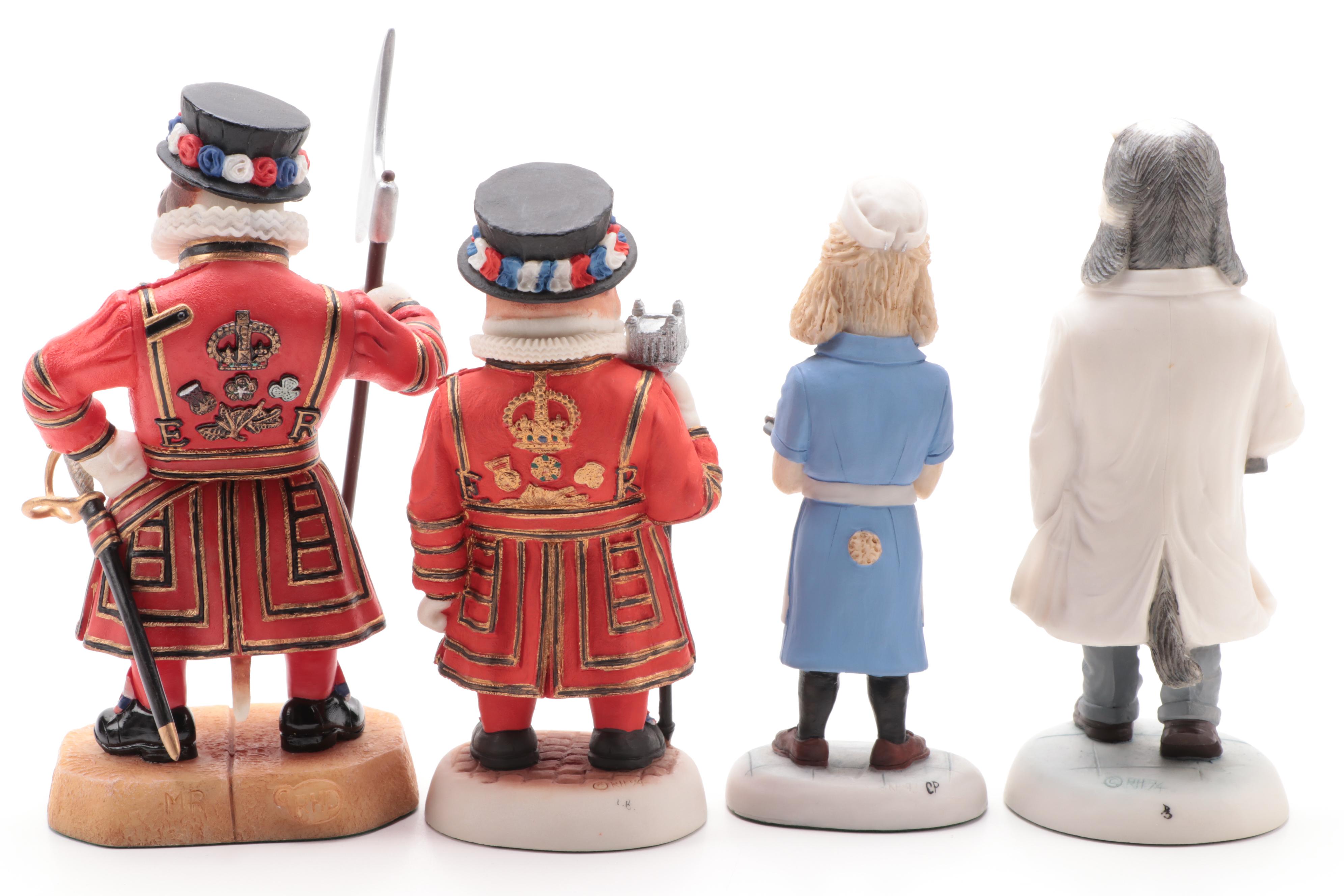 Robert Harrop Designs "Bulldog Winston" and Other "Doggie People" Figurines