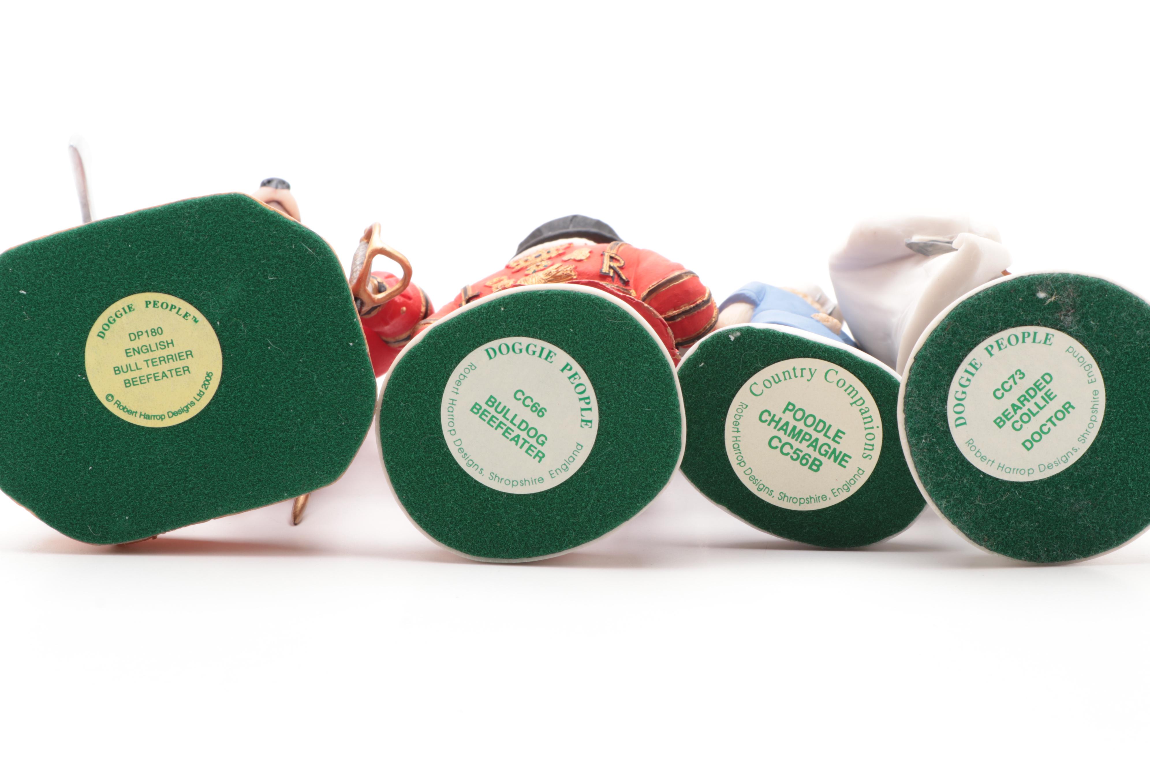 Robert Harrop Designs "Bulldog Winston" and Other "Doggie People" Figurines