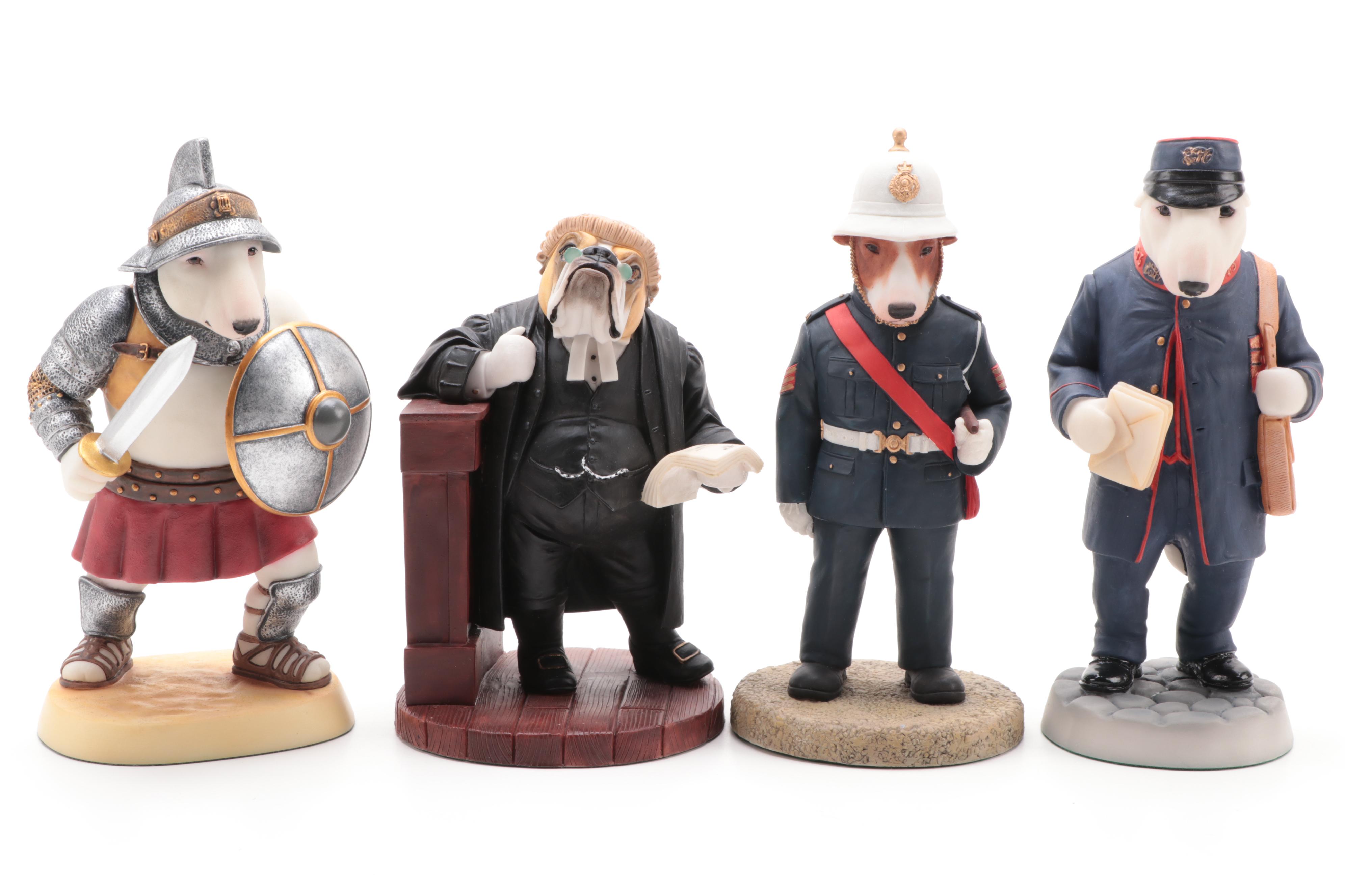 Robert Harrop Designs "Bulldog Winston" and Other "Doggie People" Figurines