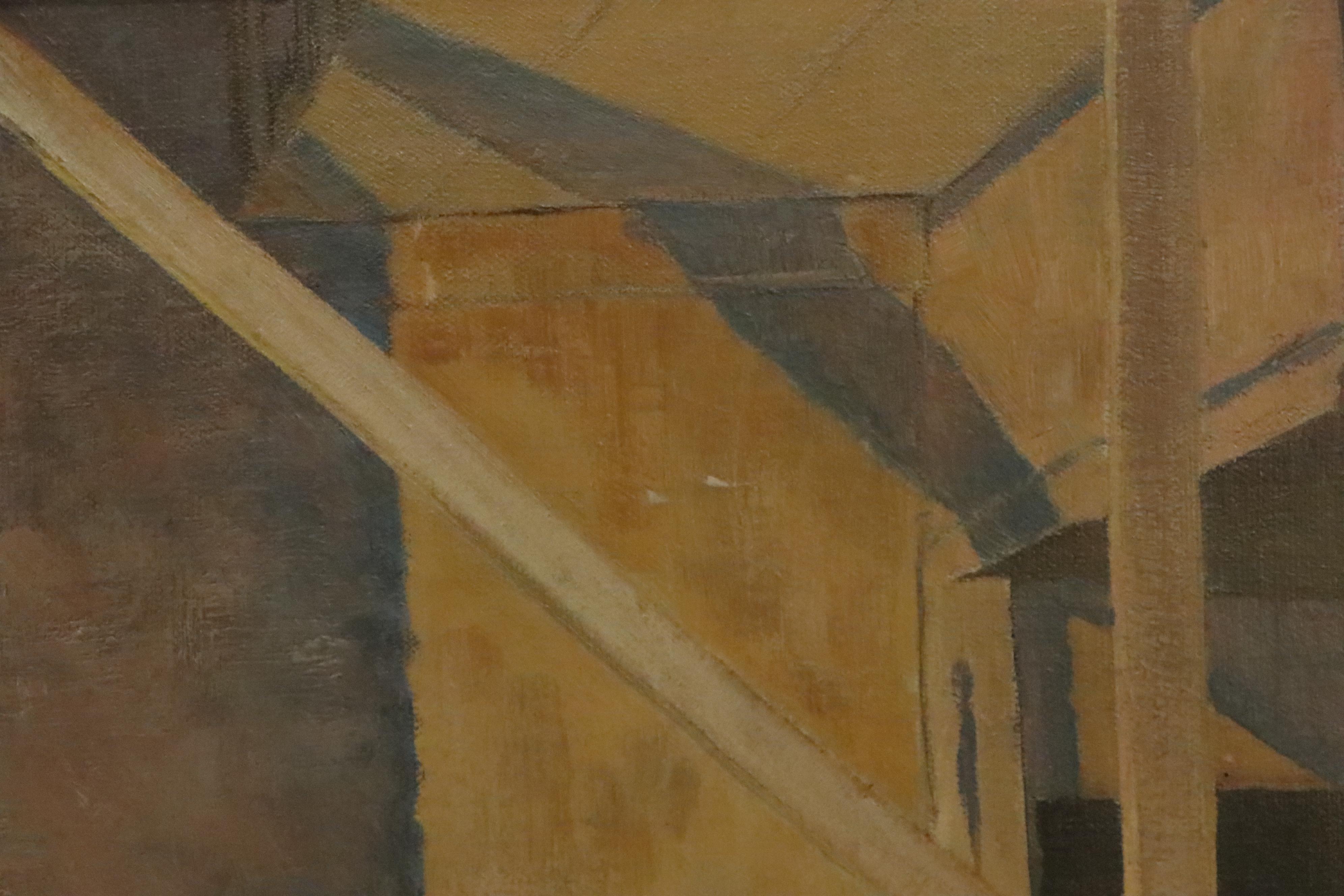 Charles Baskerville Jr. Oil Painting "Stair in my Sicilian House," 1933