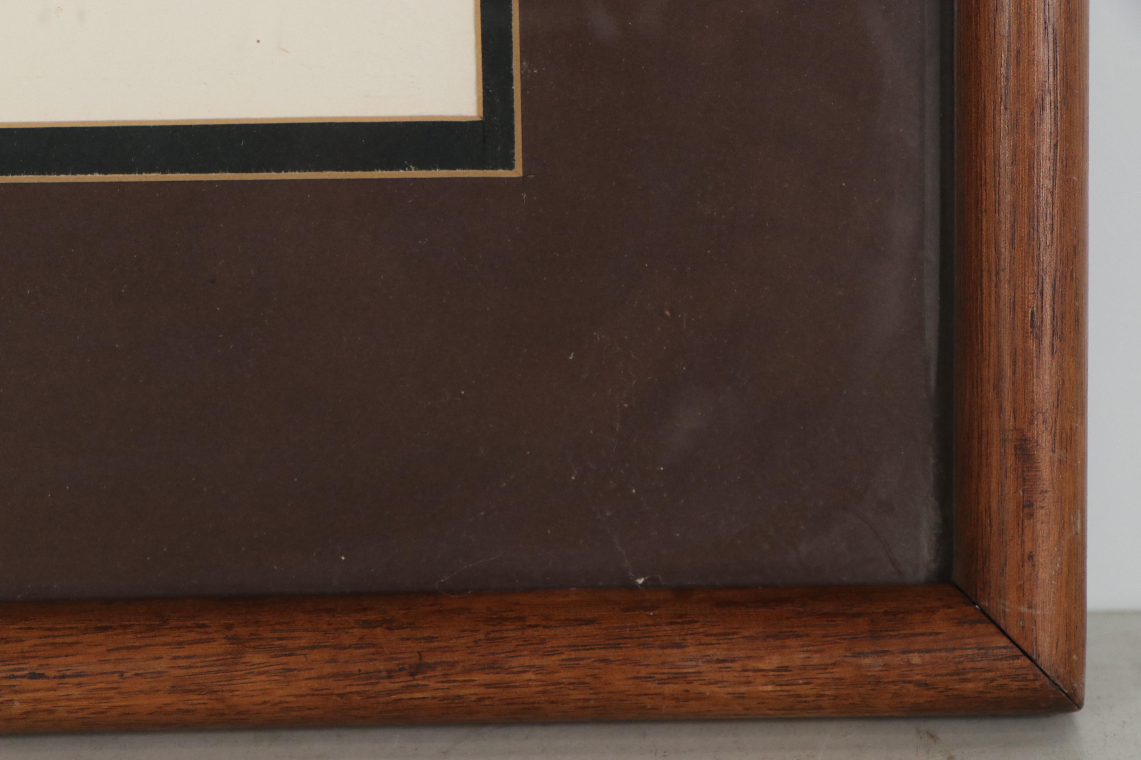 Nancy Louvier Lithograph of Monkeys, 1978