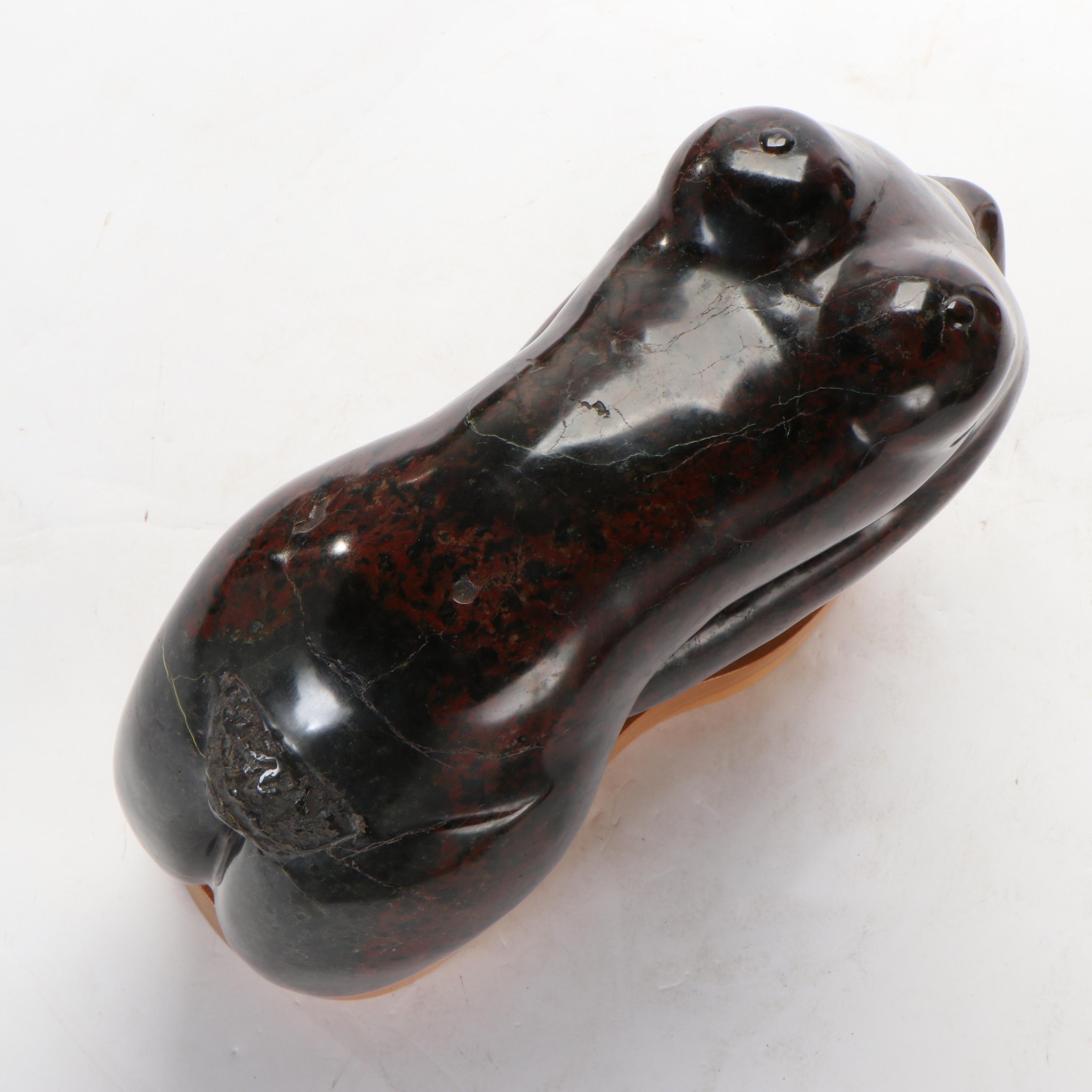 John Cody Female Nude Serpentine Sculpture, 1981