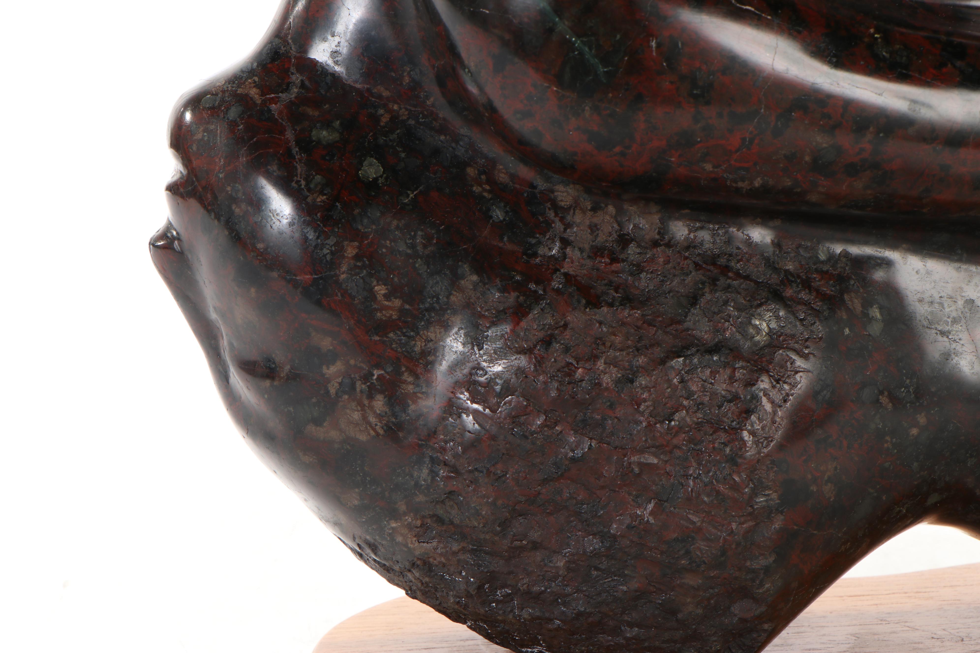 John Cody Female Nude Serpentine Sculpture, 1981