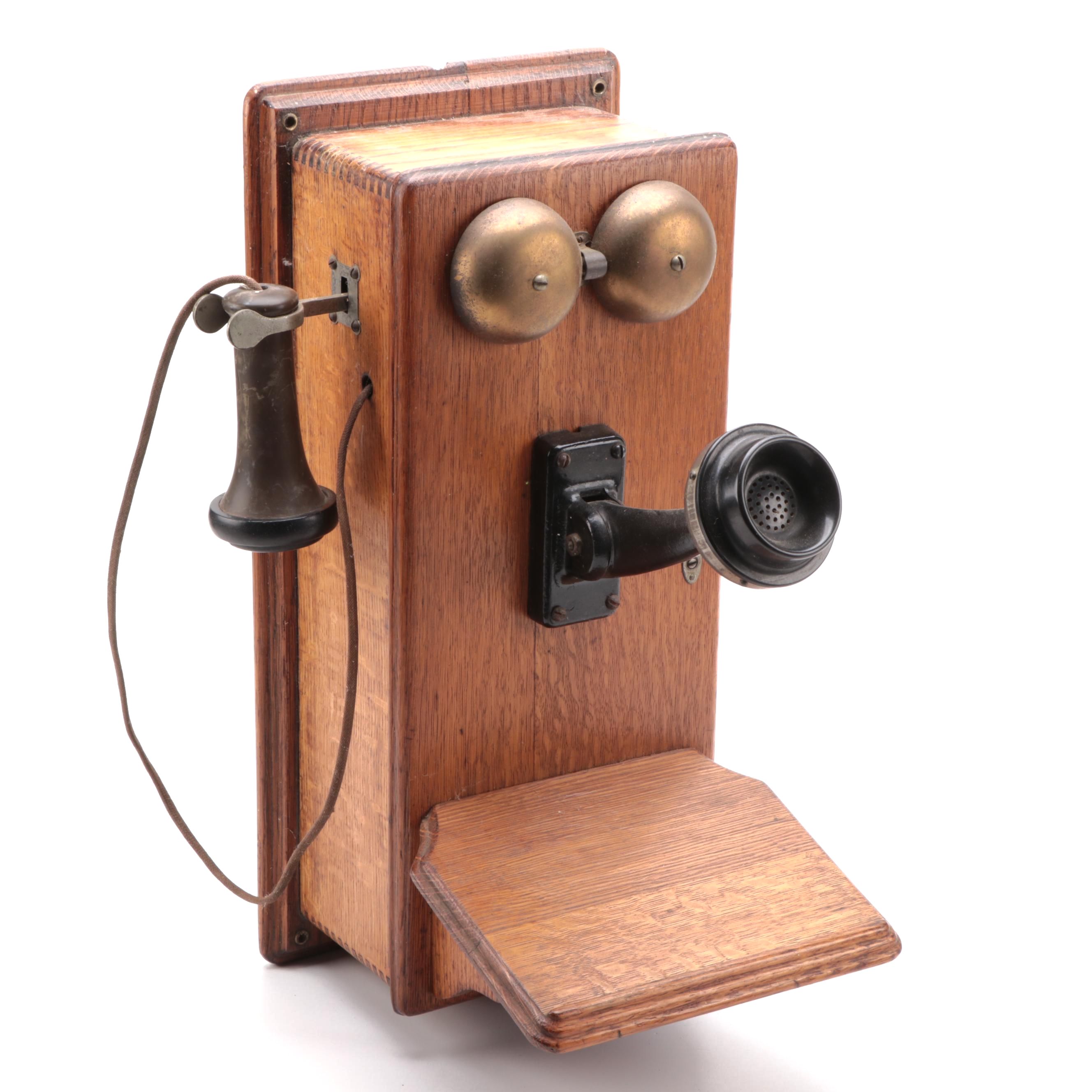 Antique Hand-Crank Telephone