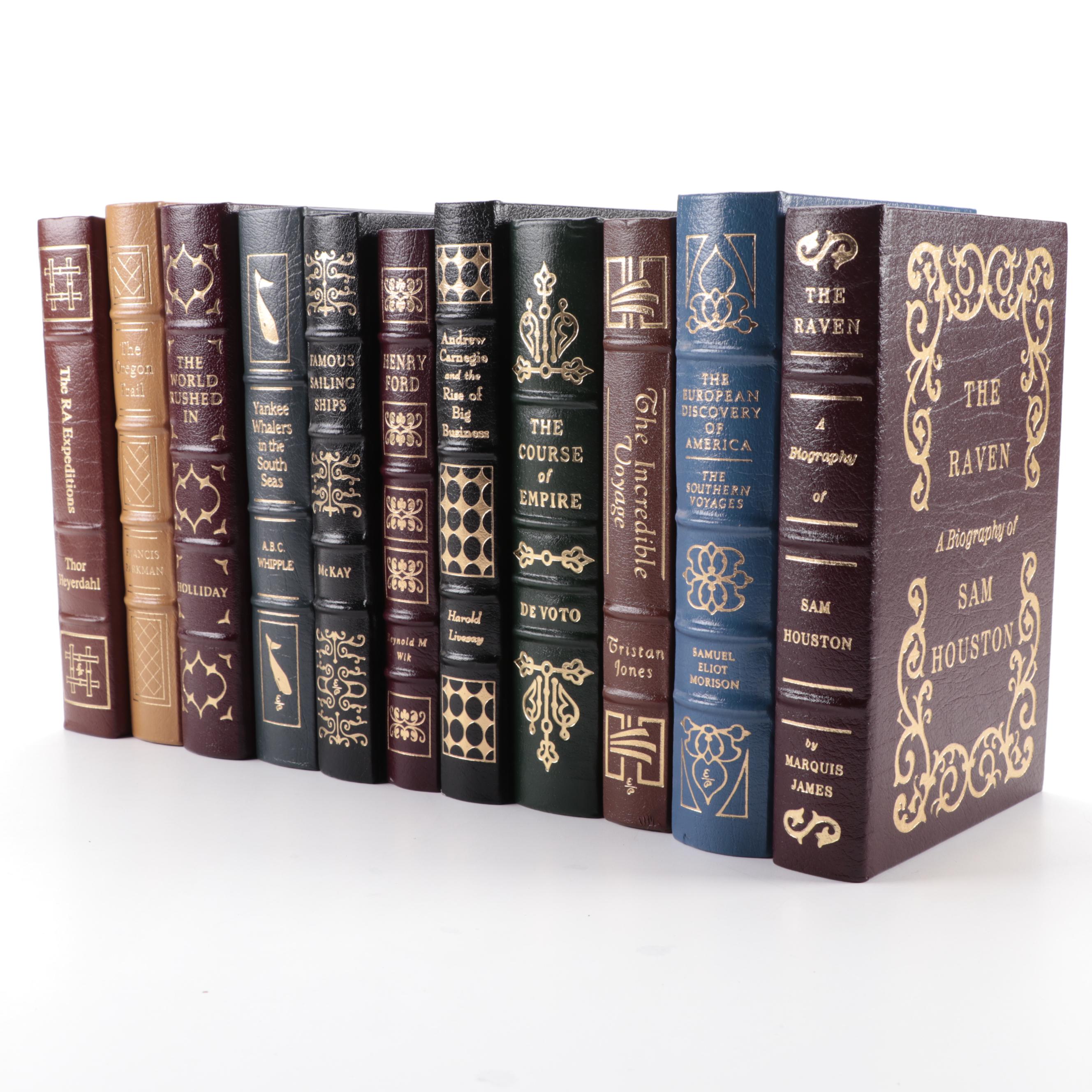 The Easton Press Collector's Edition American and Nautical History Books