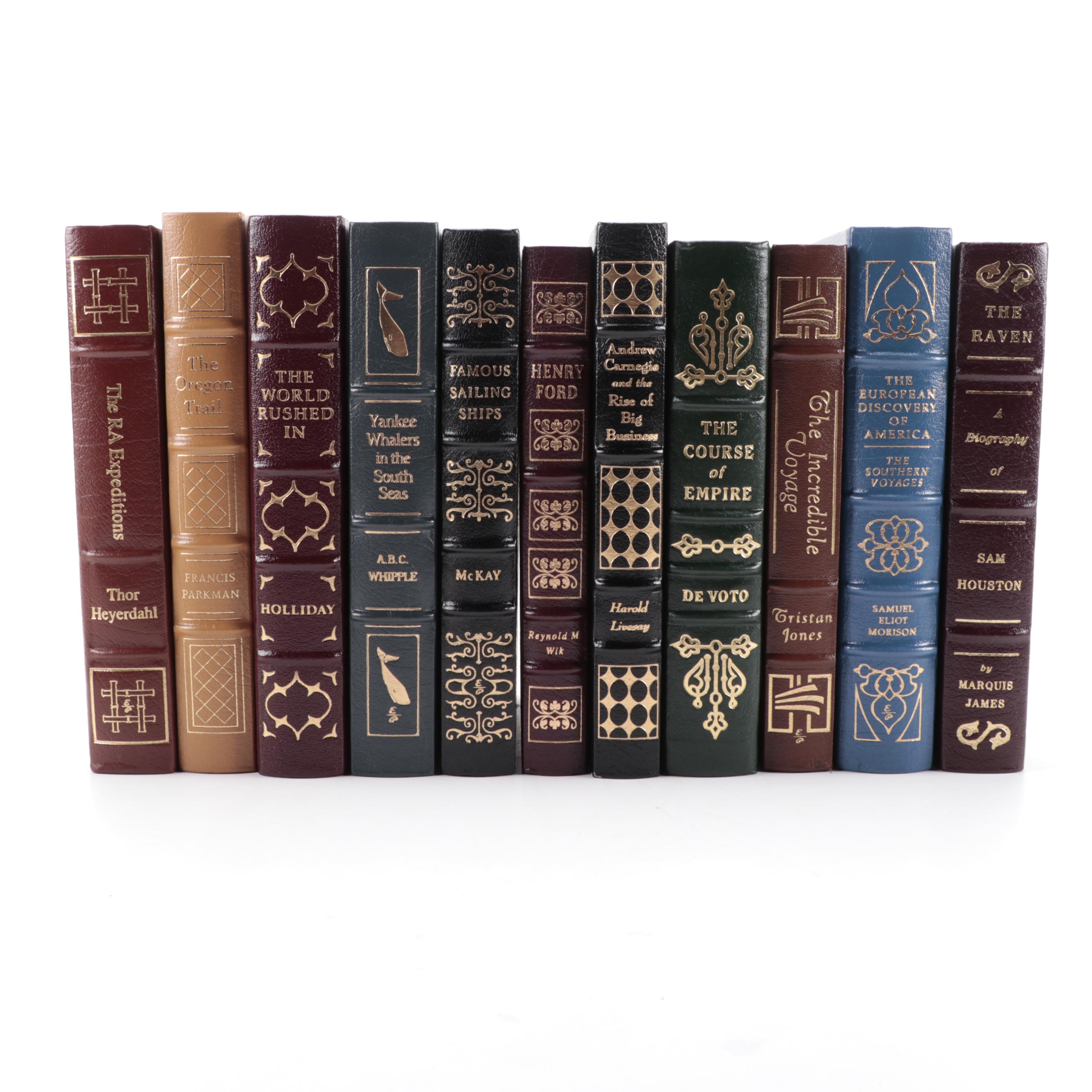 The Easton Press Collector's Edition American and Nautical History Books