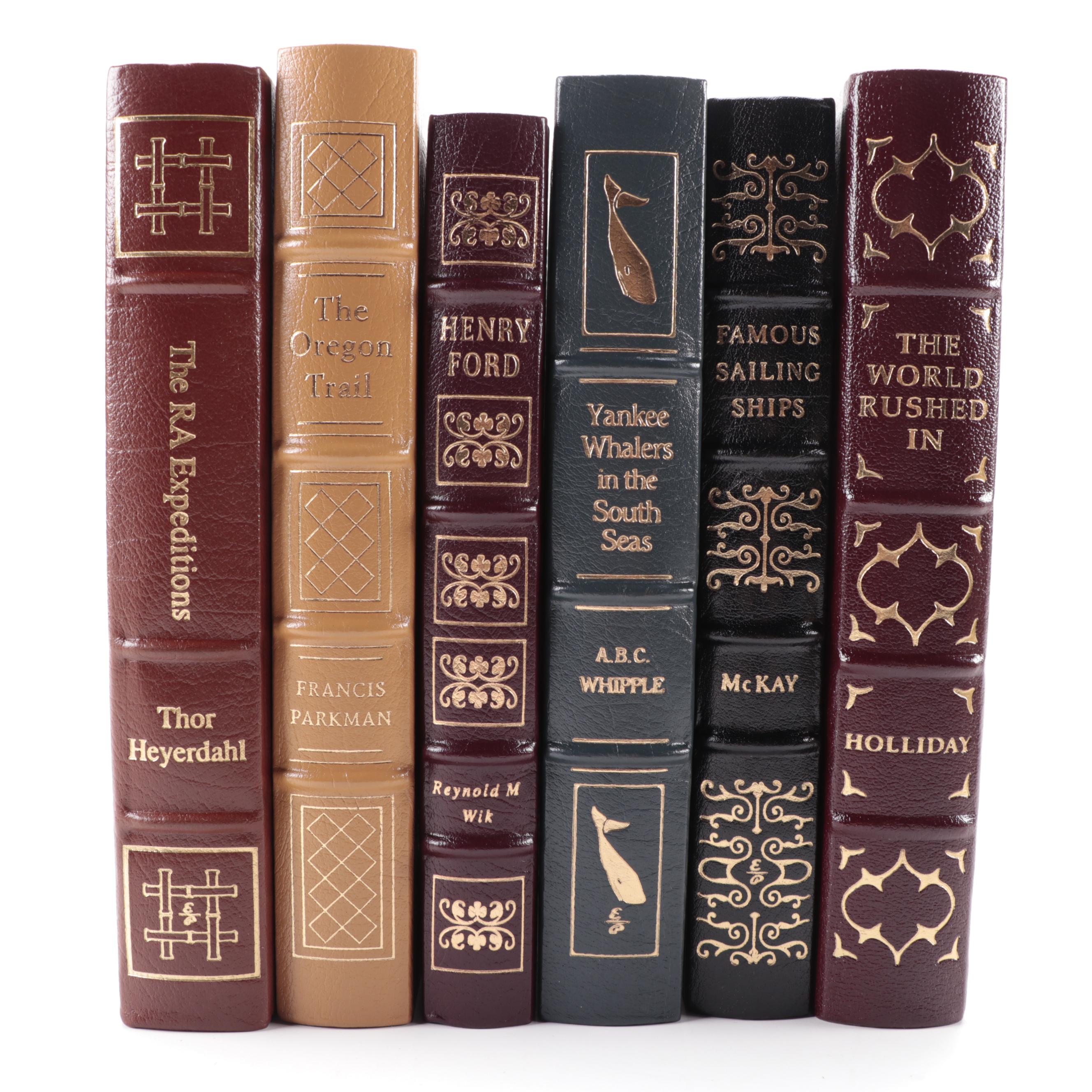 The Easton Press Collector's Edition American and Nautical History Books