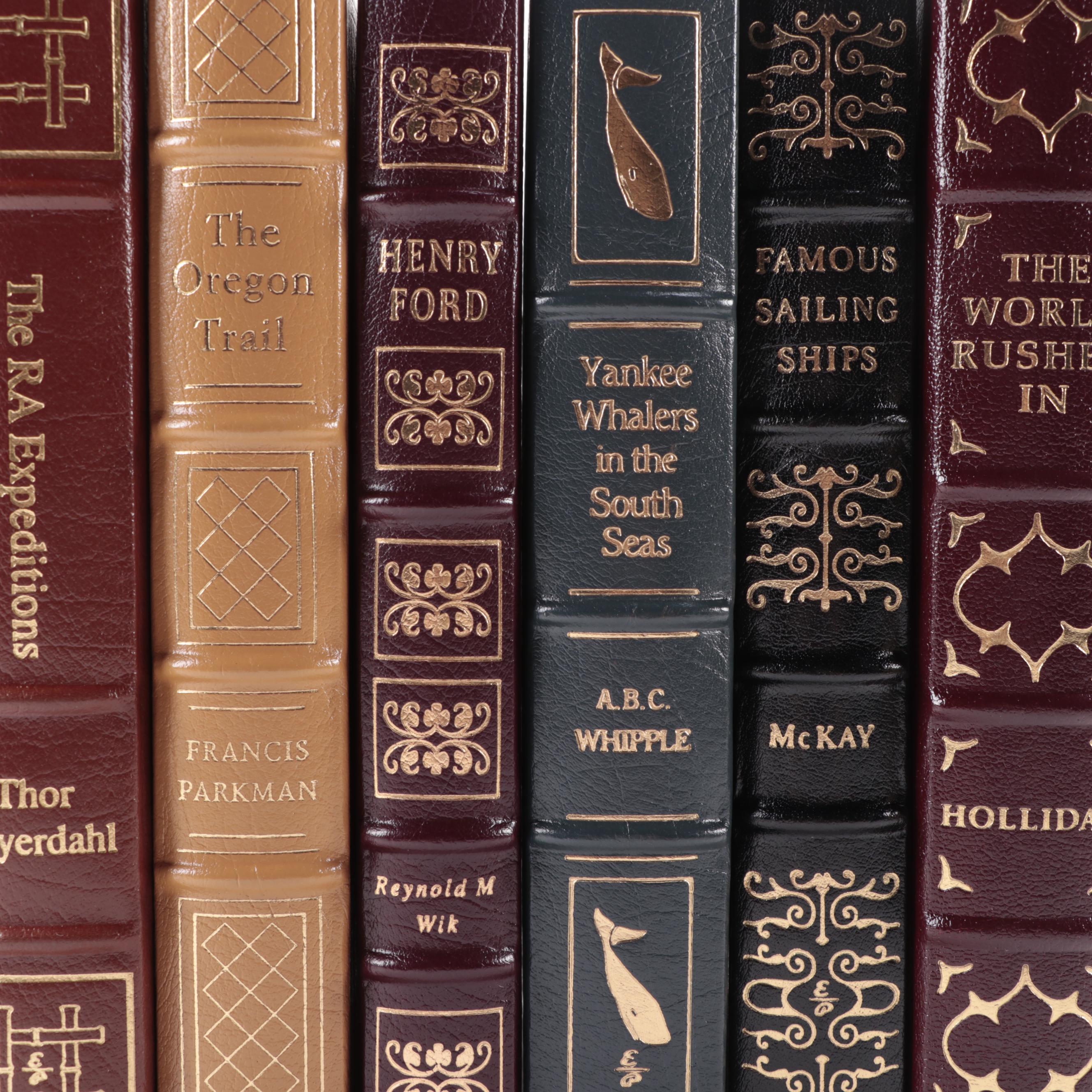 The Easton Press Collector's Edition American and Nautical History Books