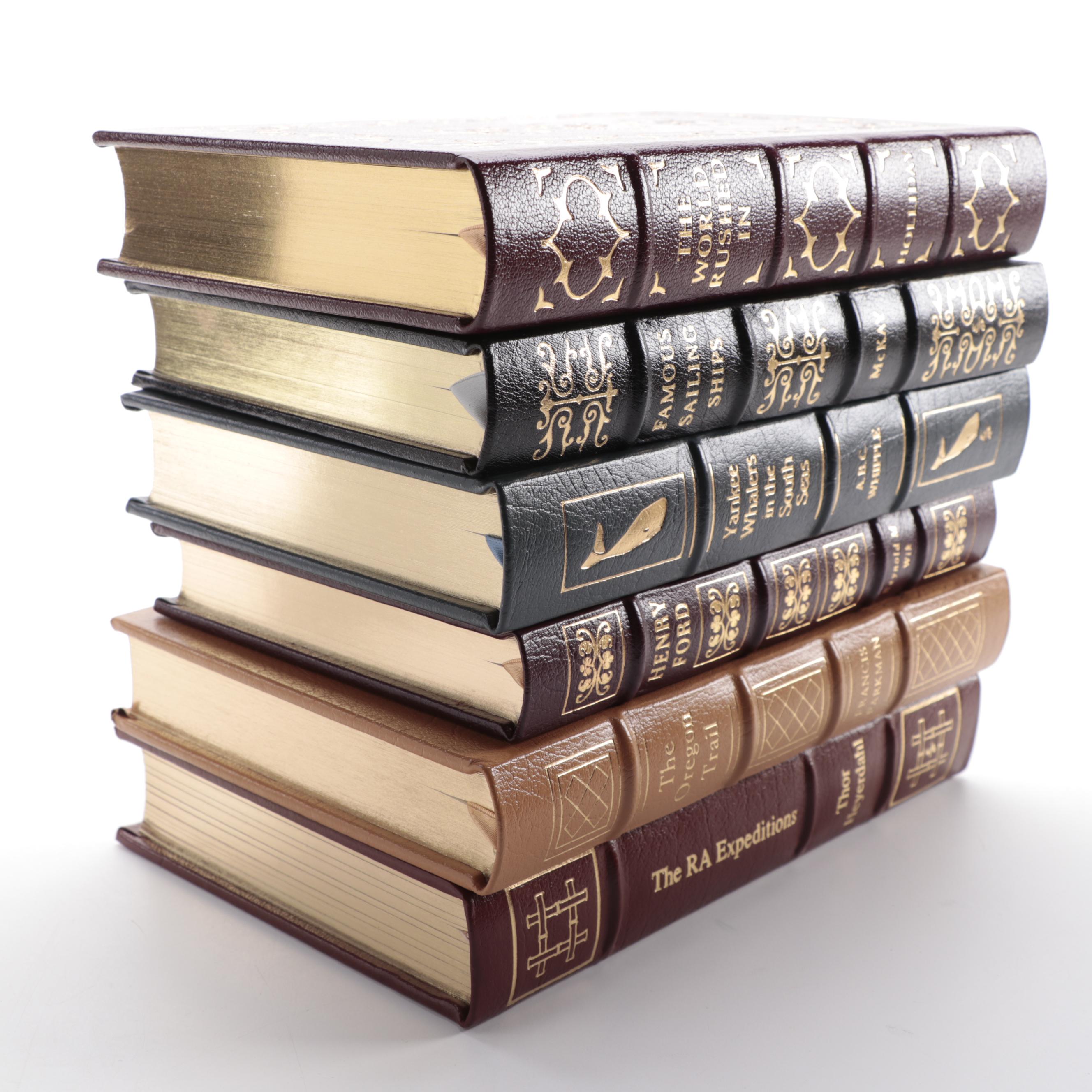 The Easton Press Collector's Edition American and Nautical History Books