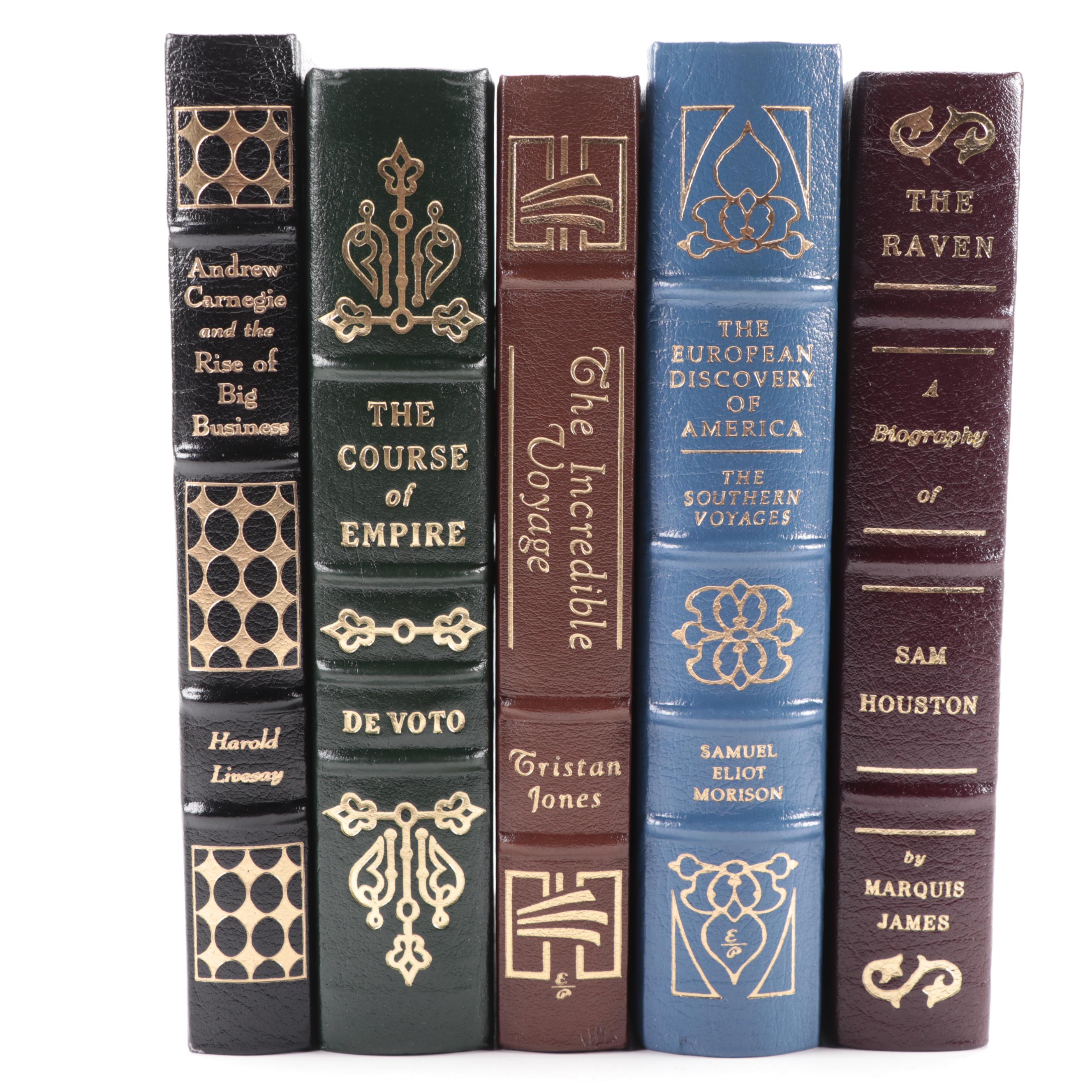 The Easton Press Collector's Edition American and Nautical History Books