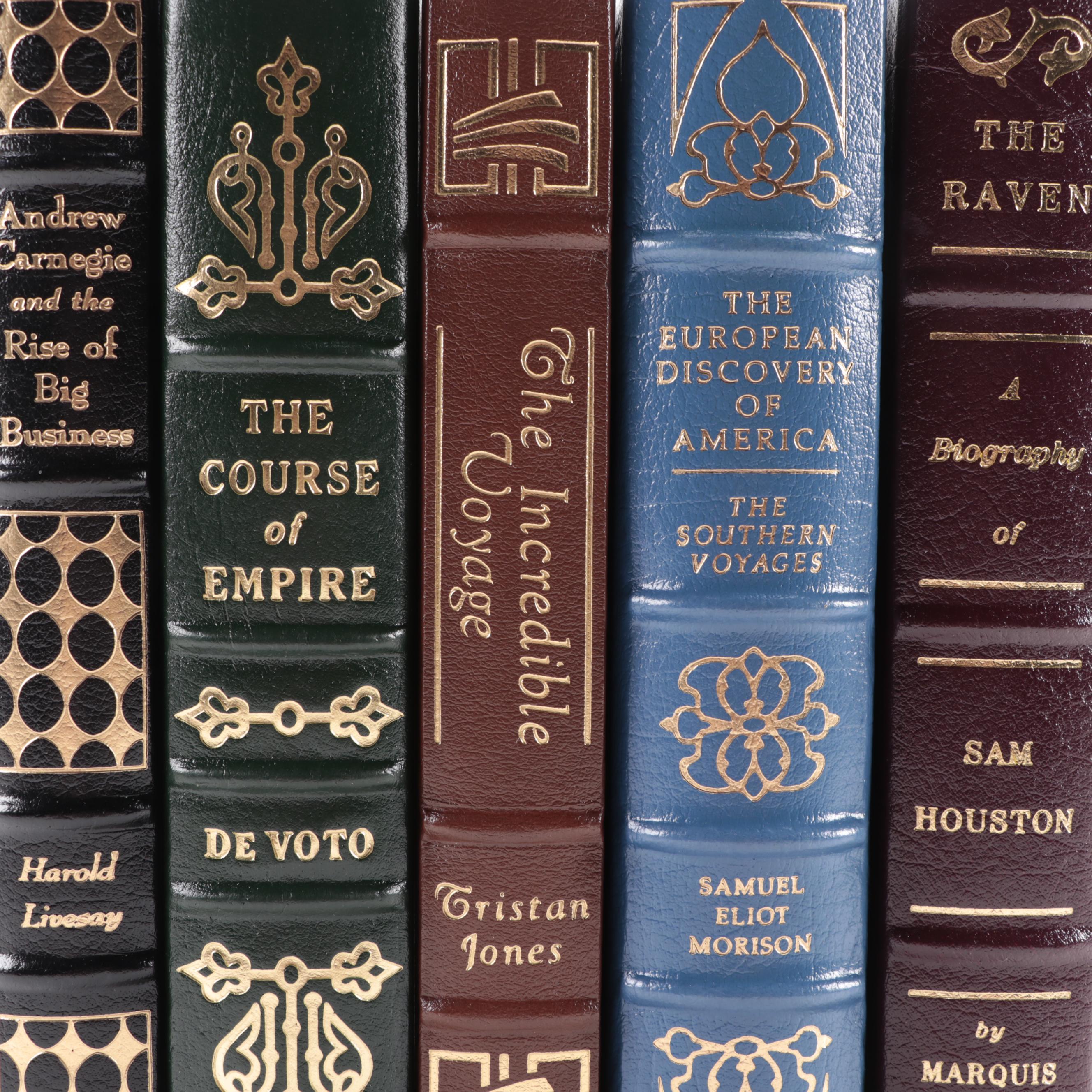 The Easton Press Collector's Edition American and Nautical History Books