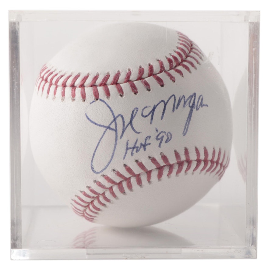 Joe Morgan Signed Rawlings Major League Baseball, CEI Sports COA