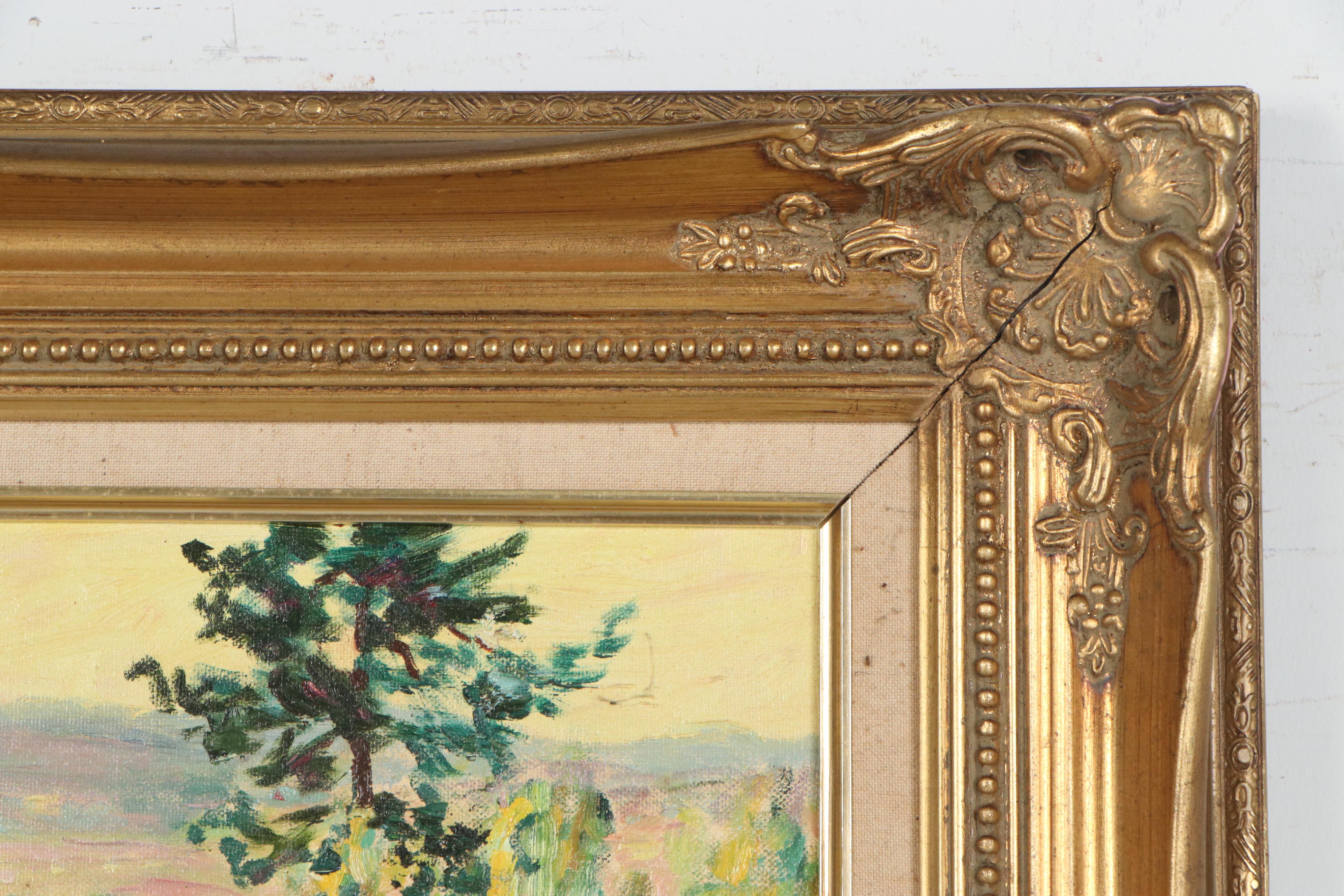 C. Bailey Oil Painting "The Garden", 1989