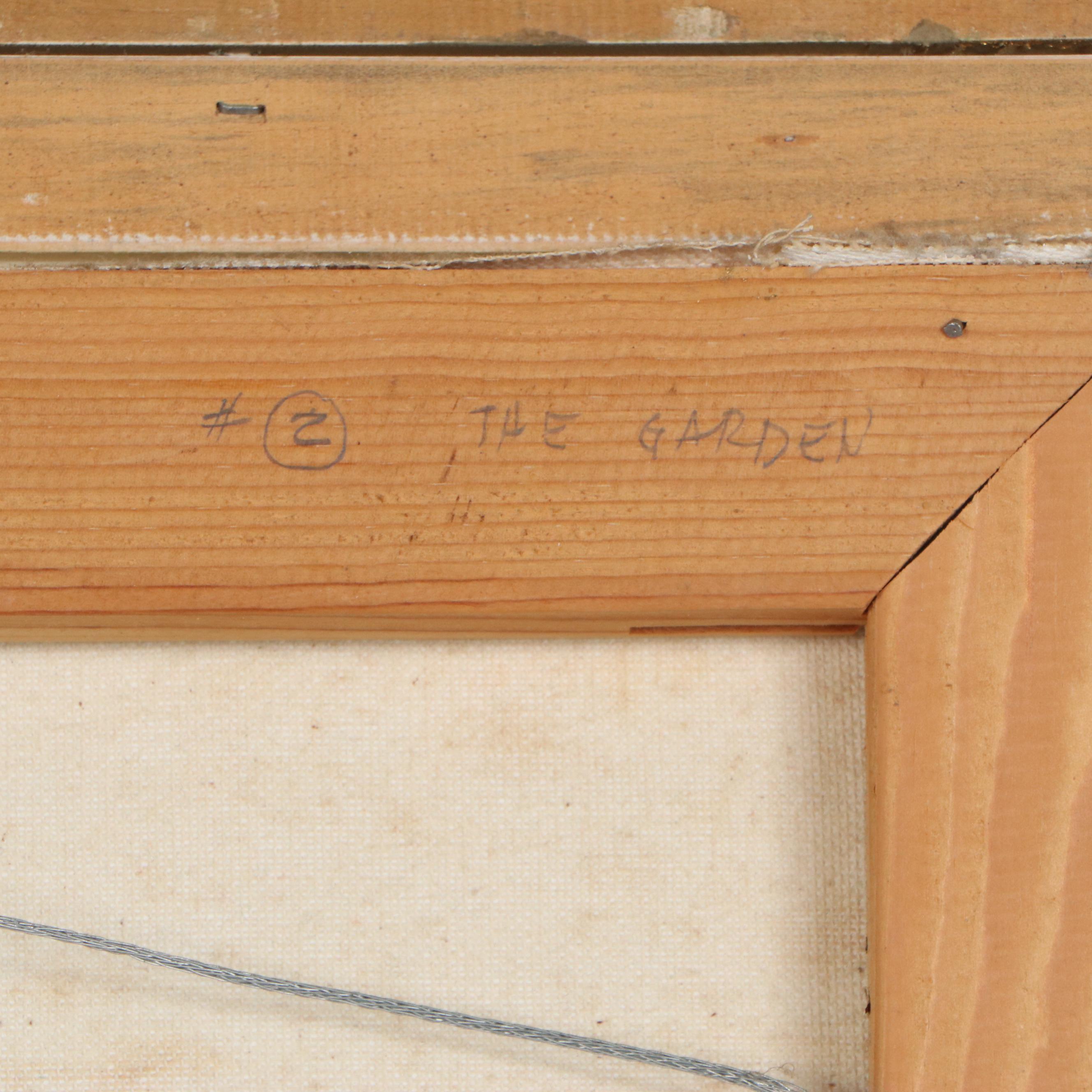 C. Bailey Oil Painting "The Garden", 1989