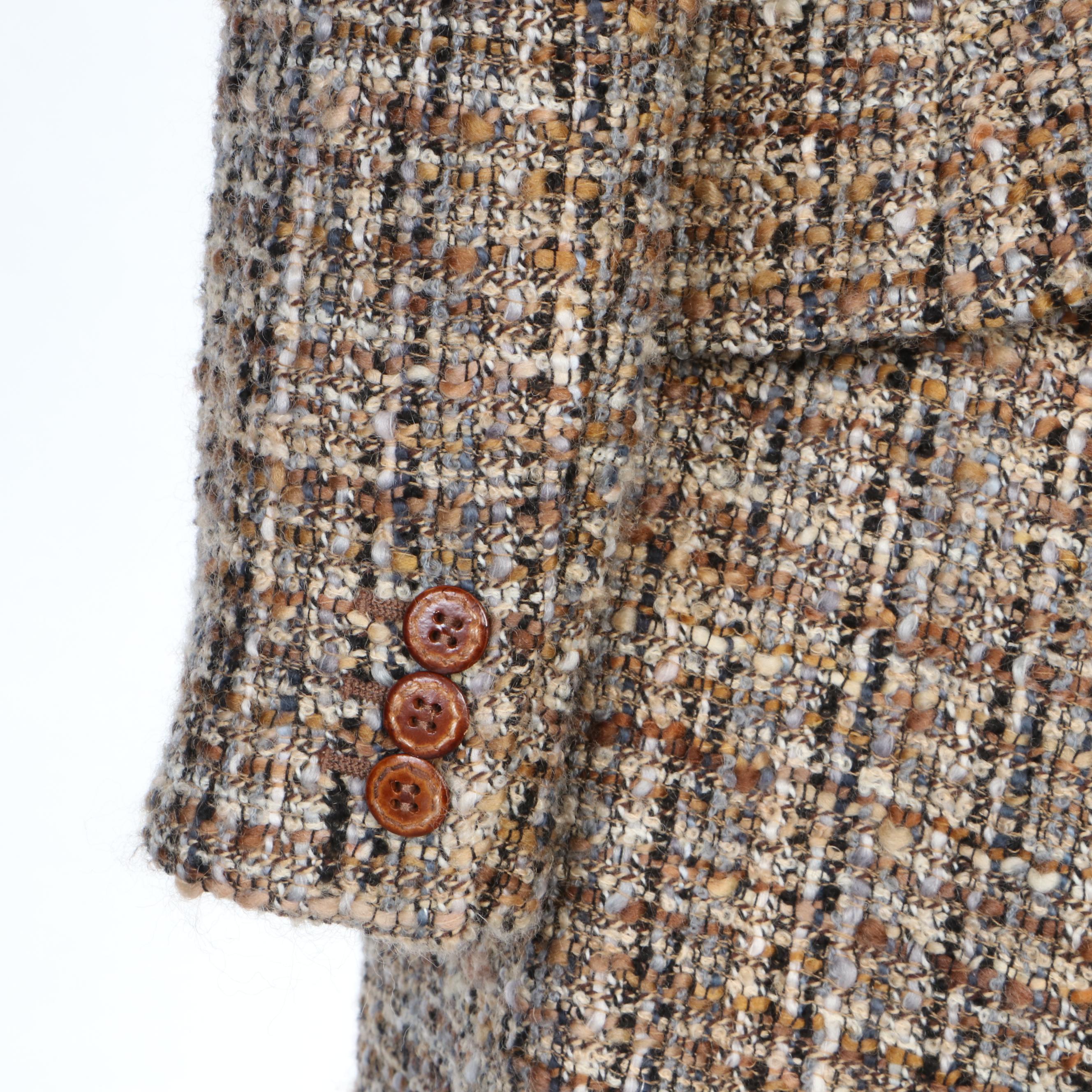 Alexander McQueen Brown Tweed Skirt Suit, F/W 2006