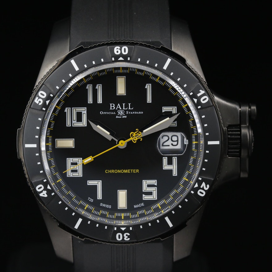 Ball Engineer Hydrocarbon Black Titanium Automatic Wristwatch