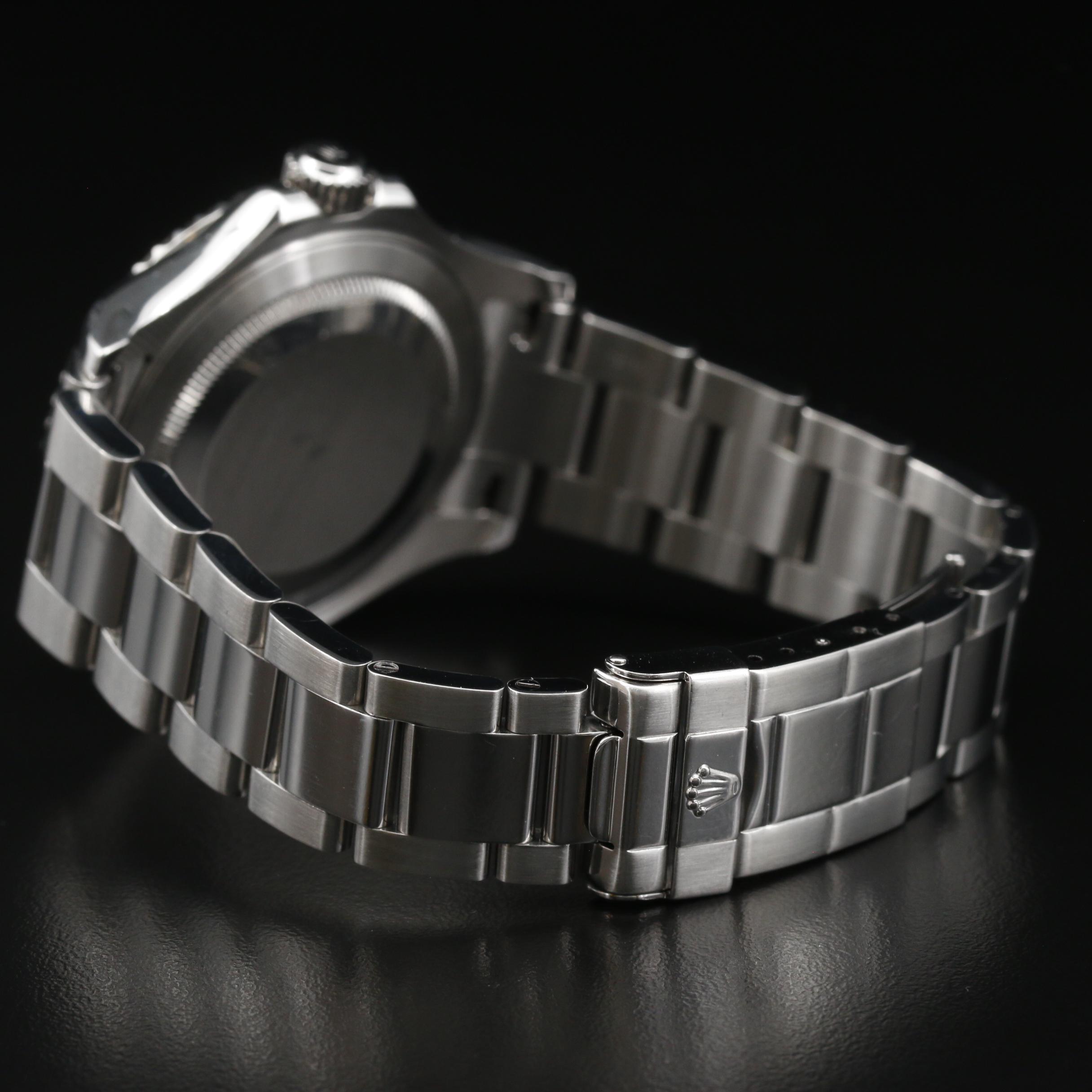 2002 Rolex Yacht - Master Platinum and Stainless Steel Automatic Watch