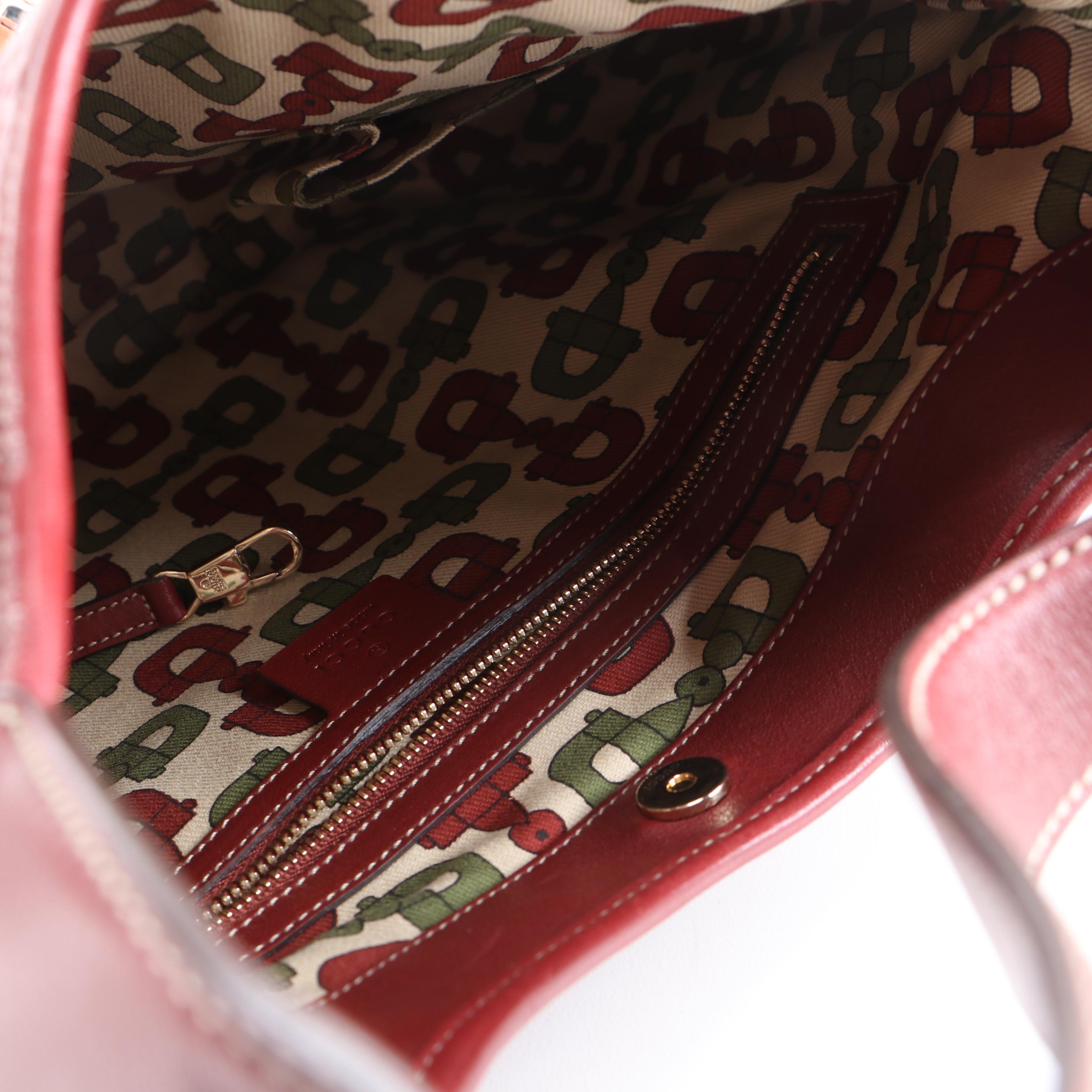 Gucci 85th Anniversary Limited Edition Hobo Bag in Burgundy Guccissima Leather