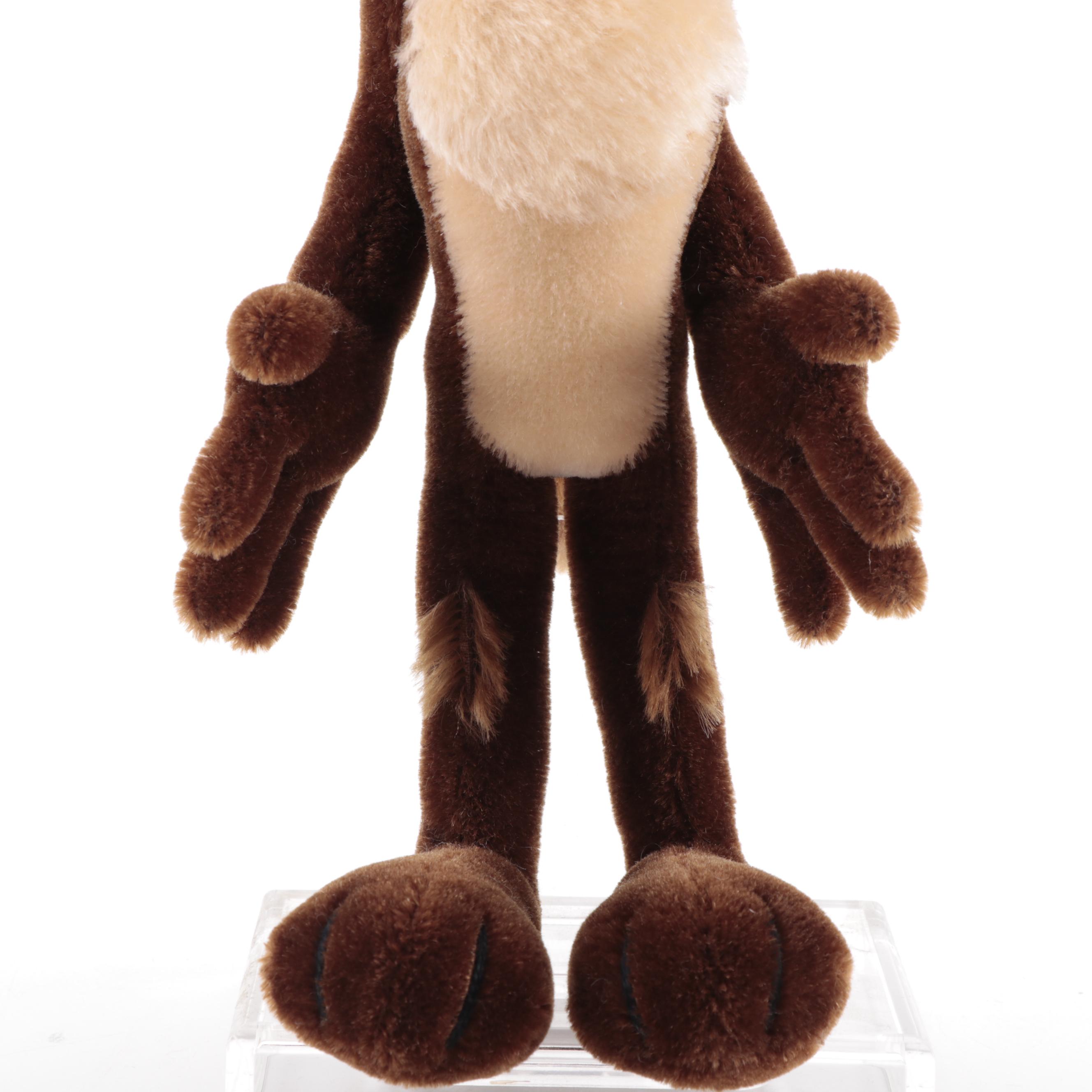 Steiff Wile E. Coyote Stuffed Animal COA