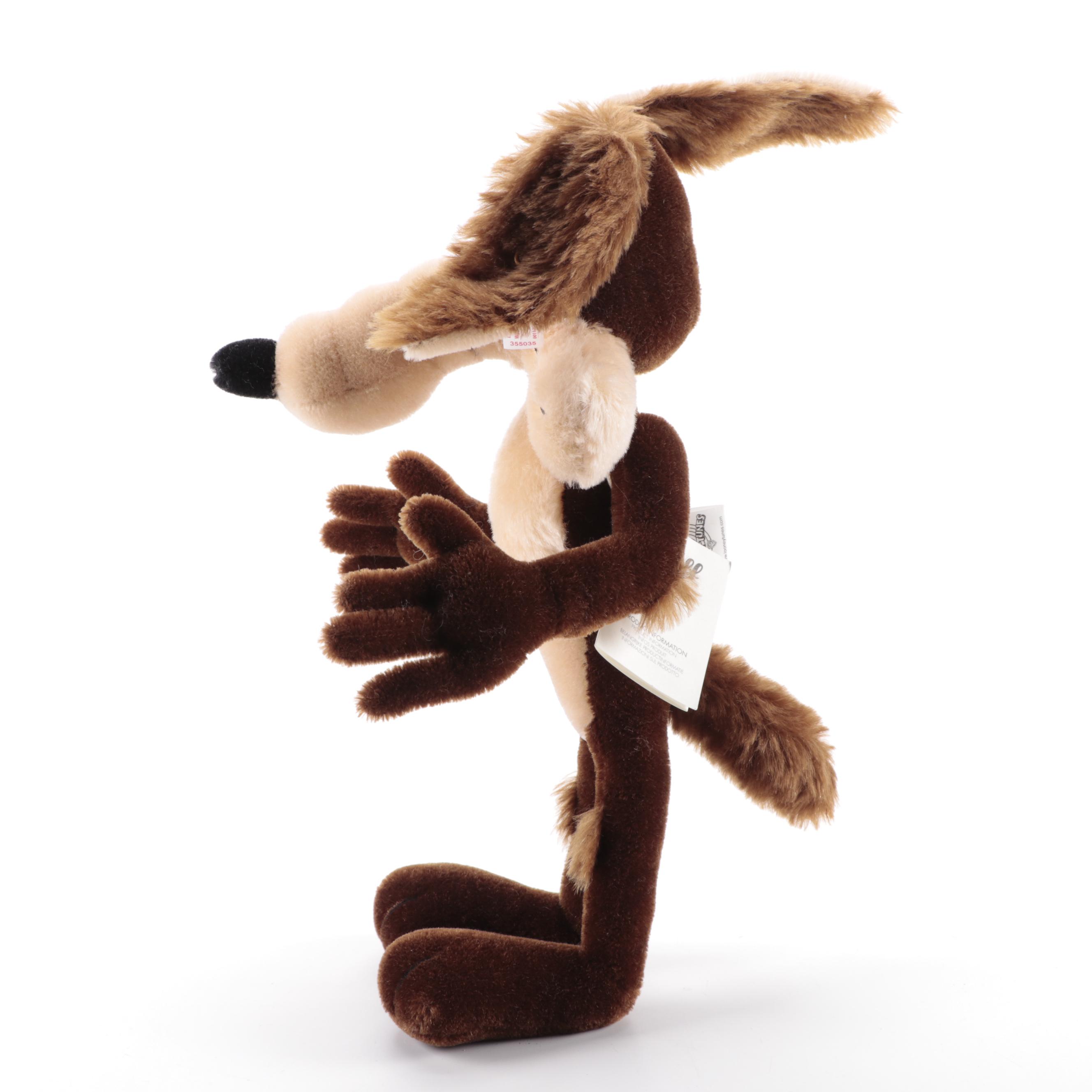 Steiff Wile E. Coyote Stuffed Animal COA