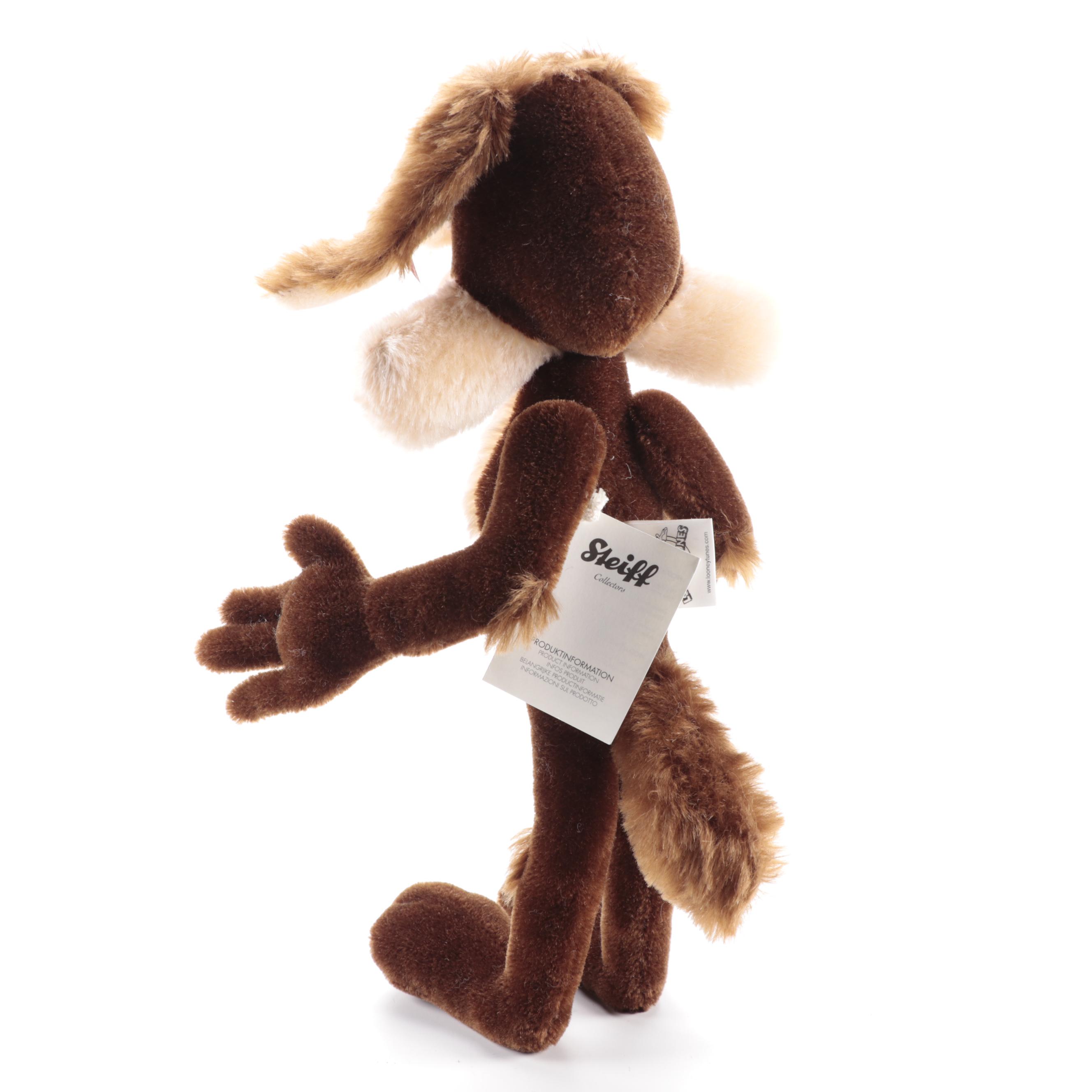 Steiff Wile E. Coyote Stuffed Animal COA